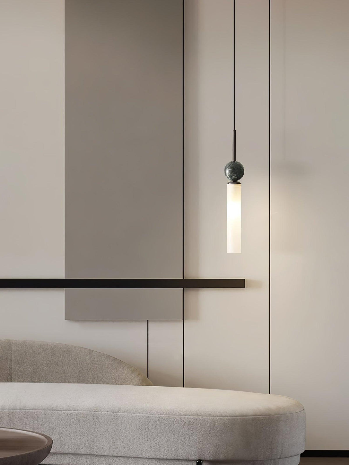 Petueria Minimalist Marble Pendant Light