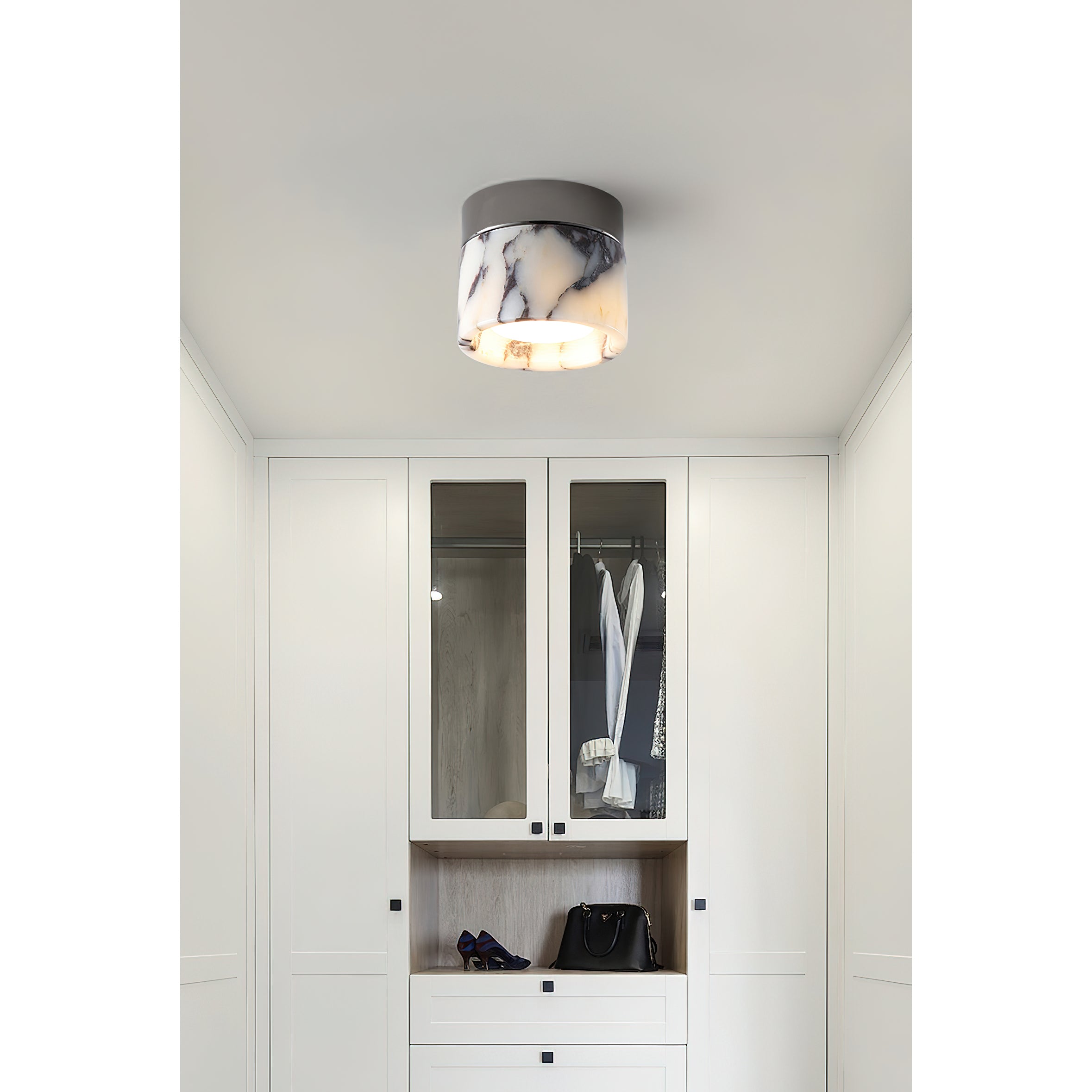 Selielle Round Marble Ceiling Lamp