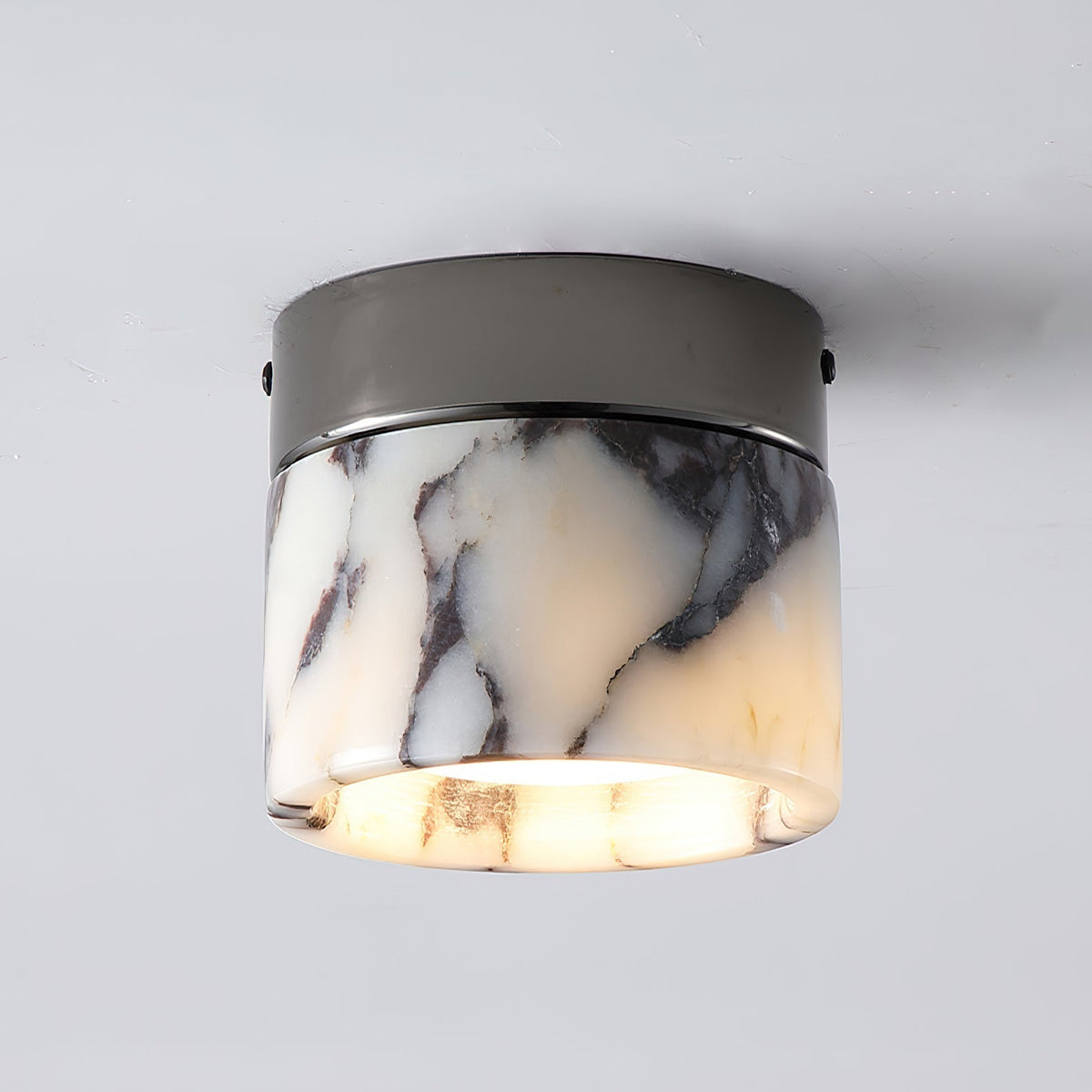 Selielle Round Marble Ceiling Lamp