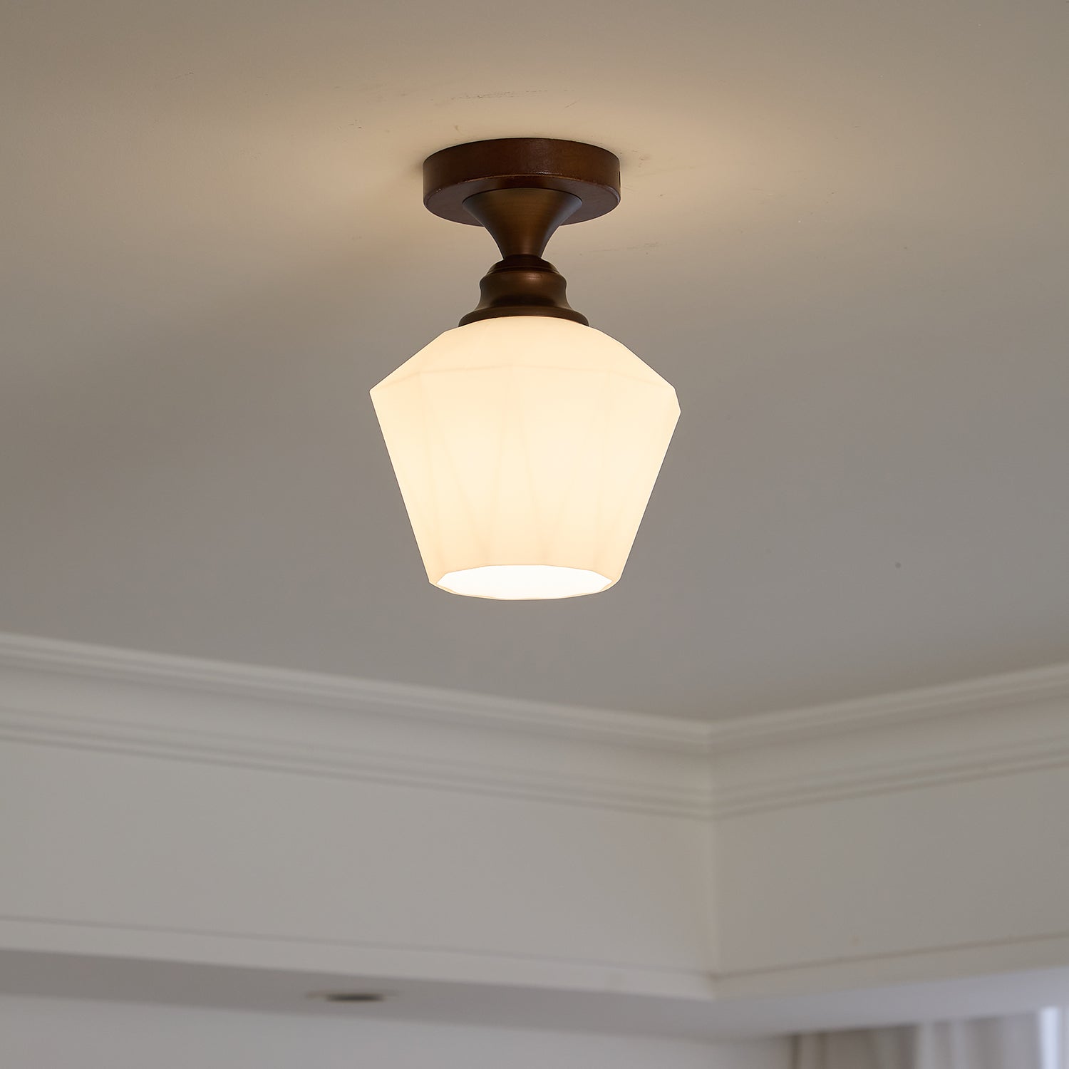 Alveneth Premium Nordic Art Glass Ceiling Lamp