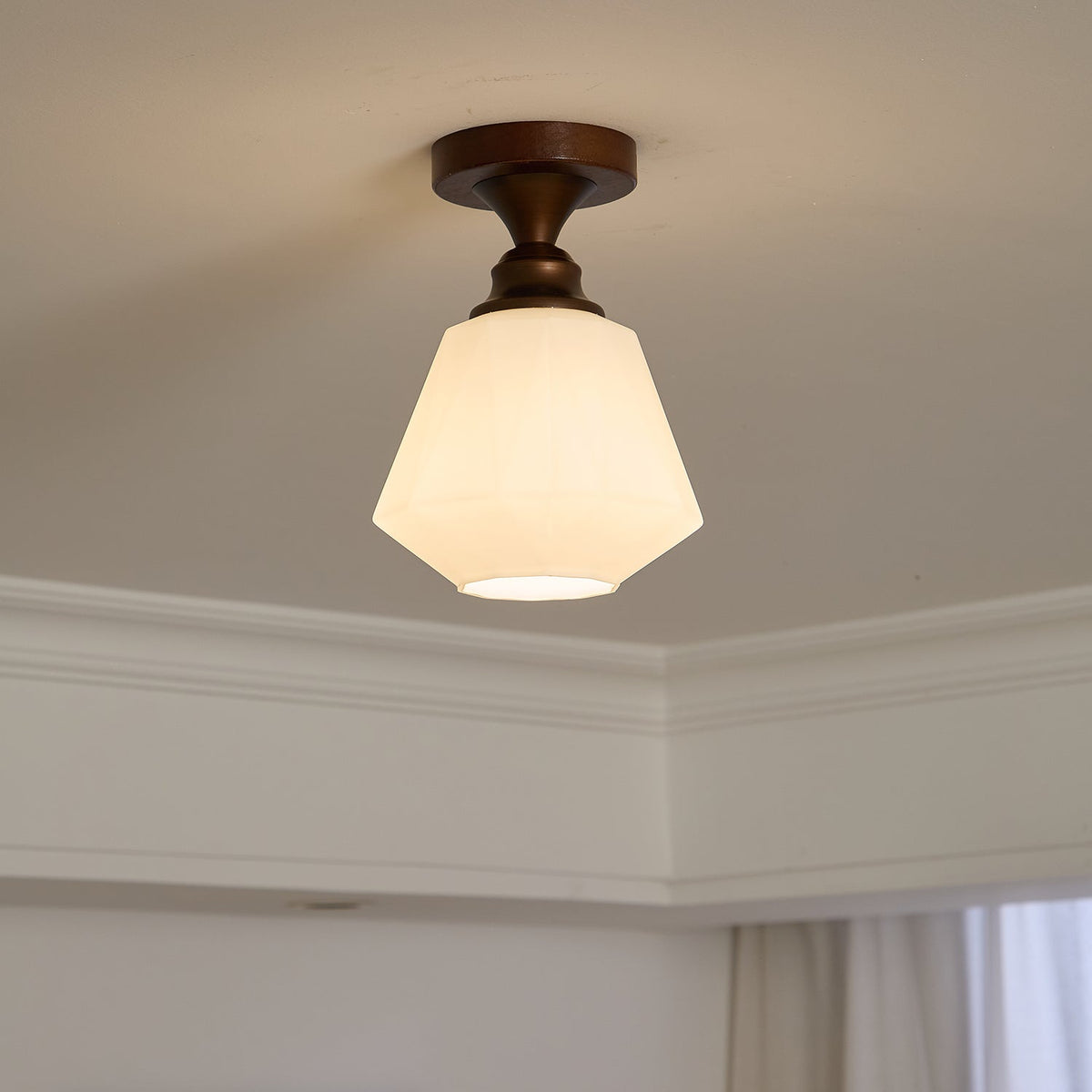 Alveneth Premium Nordic Art Glass Ceiling Lamp