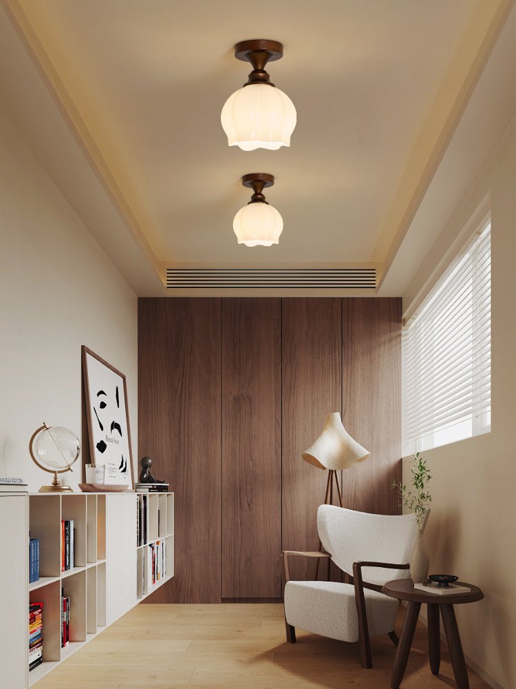 Alveneth Premium Nordic Art Glass Ceiling Lamp