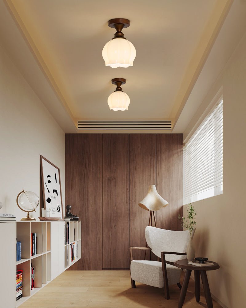 Alveneth Premium Nordic Art Glass Ceiling Lamp