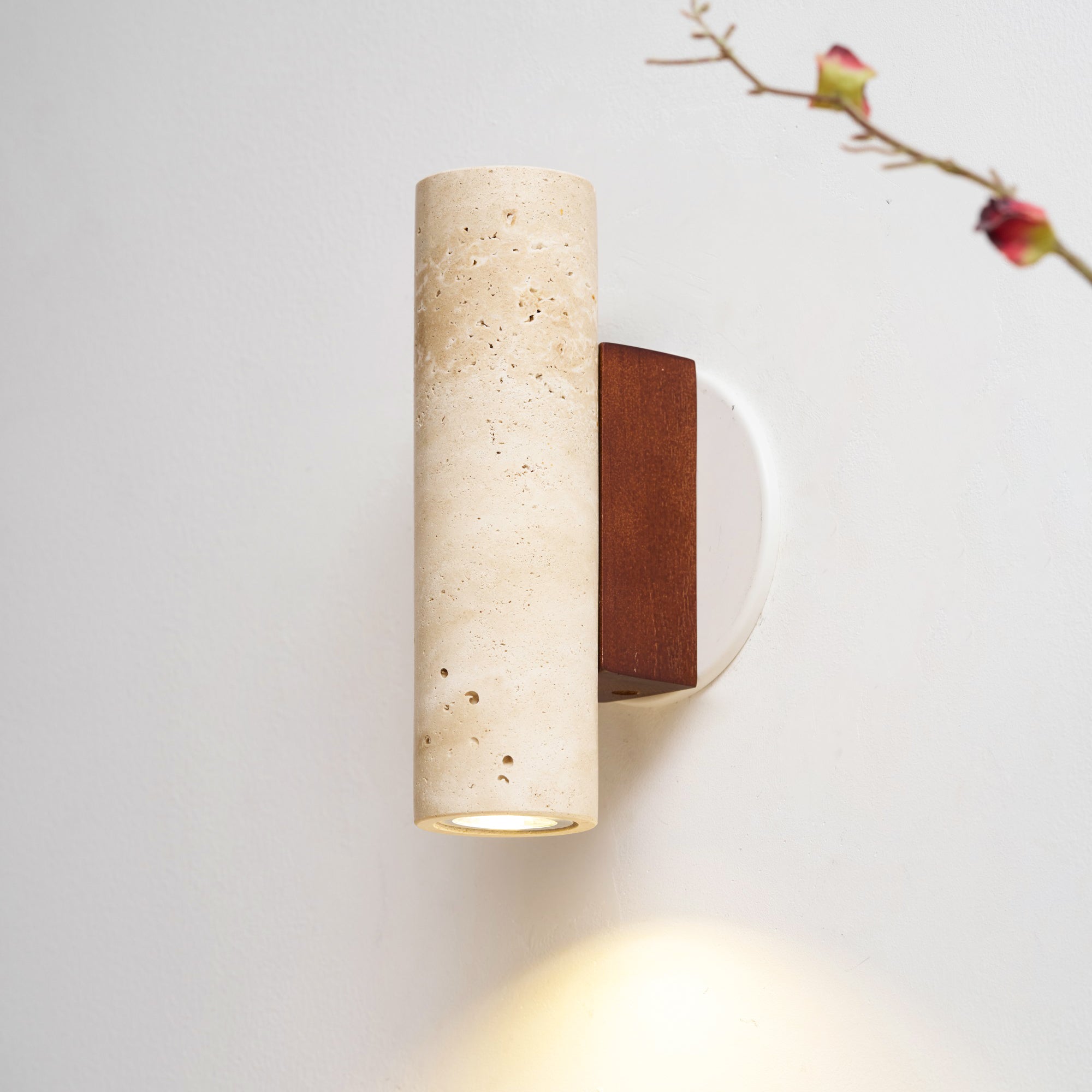 Norenina Travertine Wall Lamp