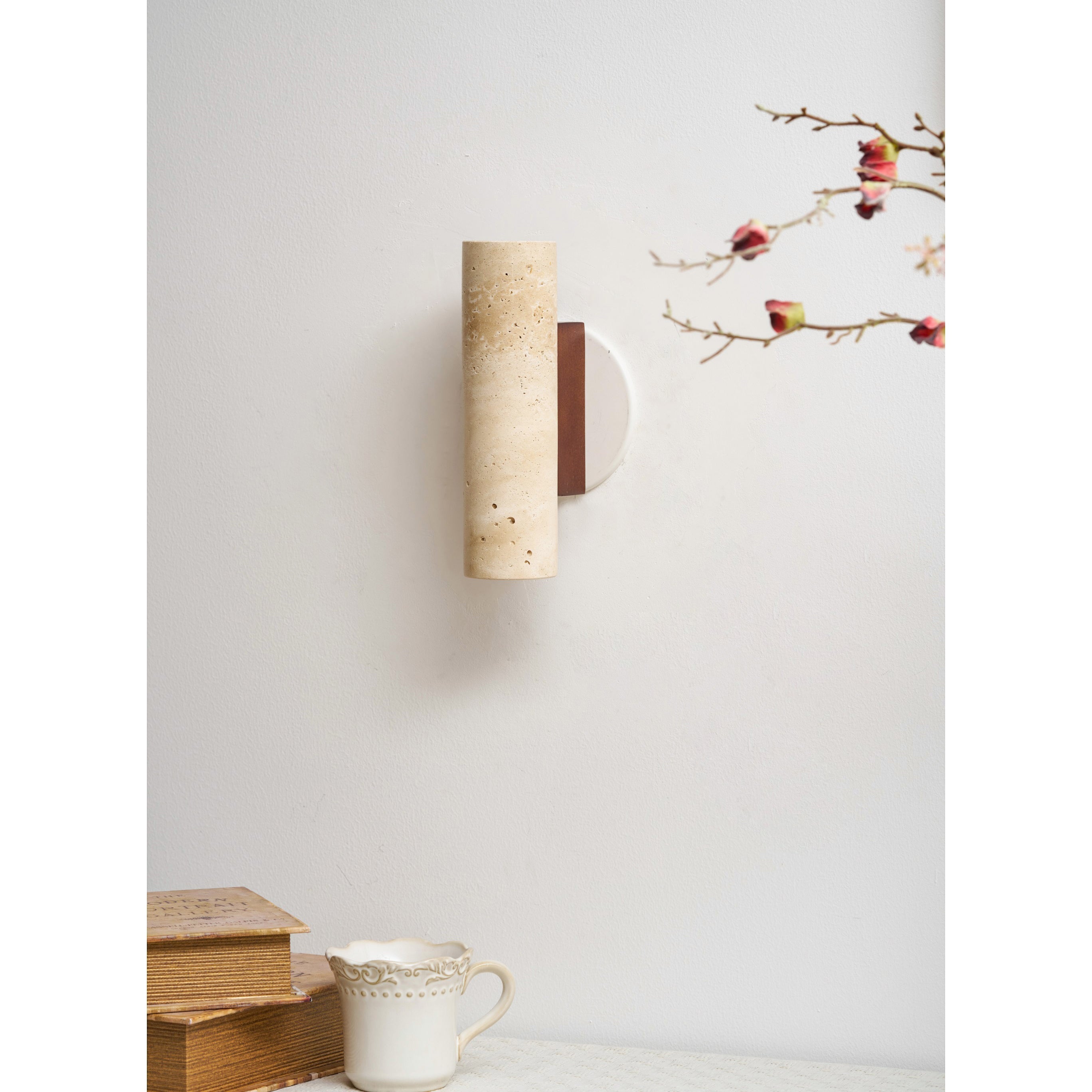 Norenina Travertine Wall Lamp