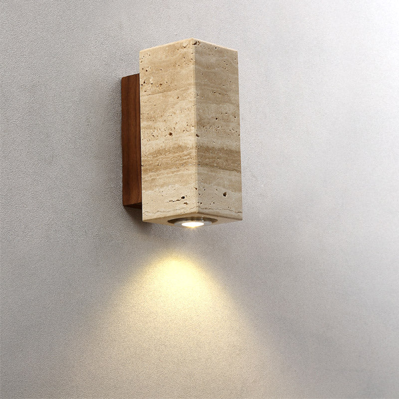 Norenina Travertine Wall Lamp