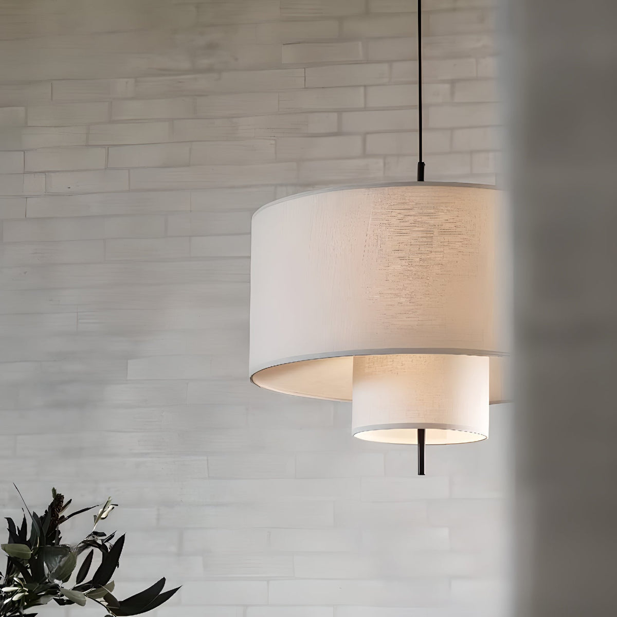 Ulphaa Modern Minimalist Fabric Pendant Lamp