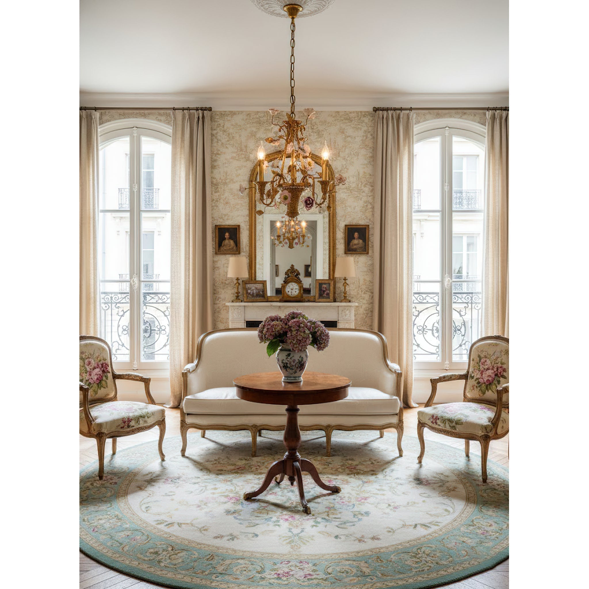 Corisande Flowers Chandelier