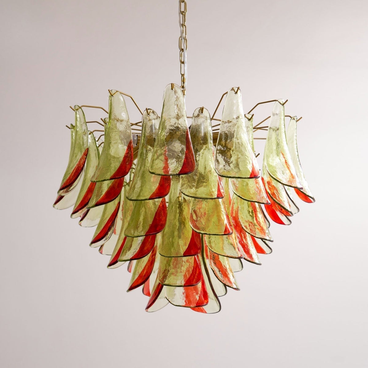 Celoraria Chandelier Murano Glass Petal Elegant