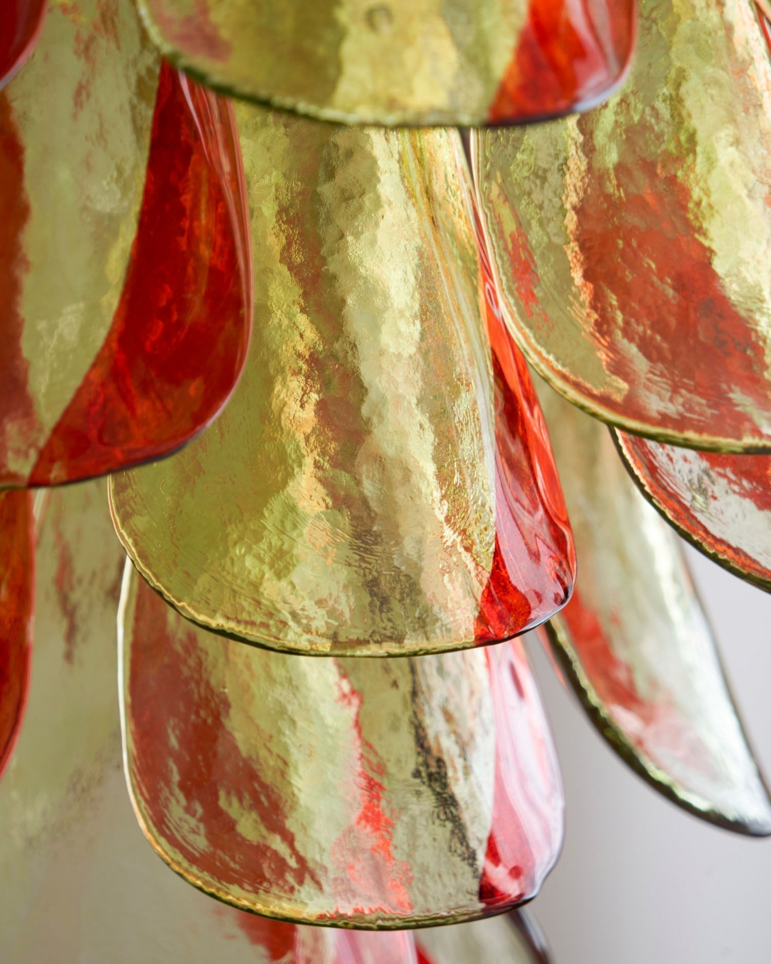 Celoraria Chandelier Murano Glass Petal Elegant