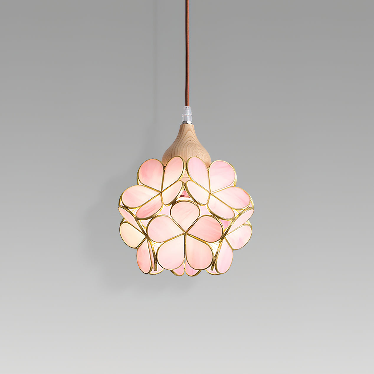 Velina Pink Petal Pendant Light - Neutral Decor
