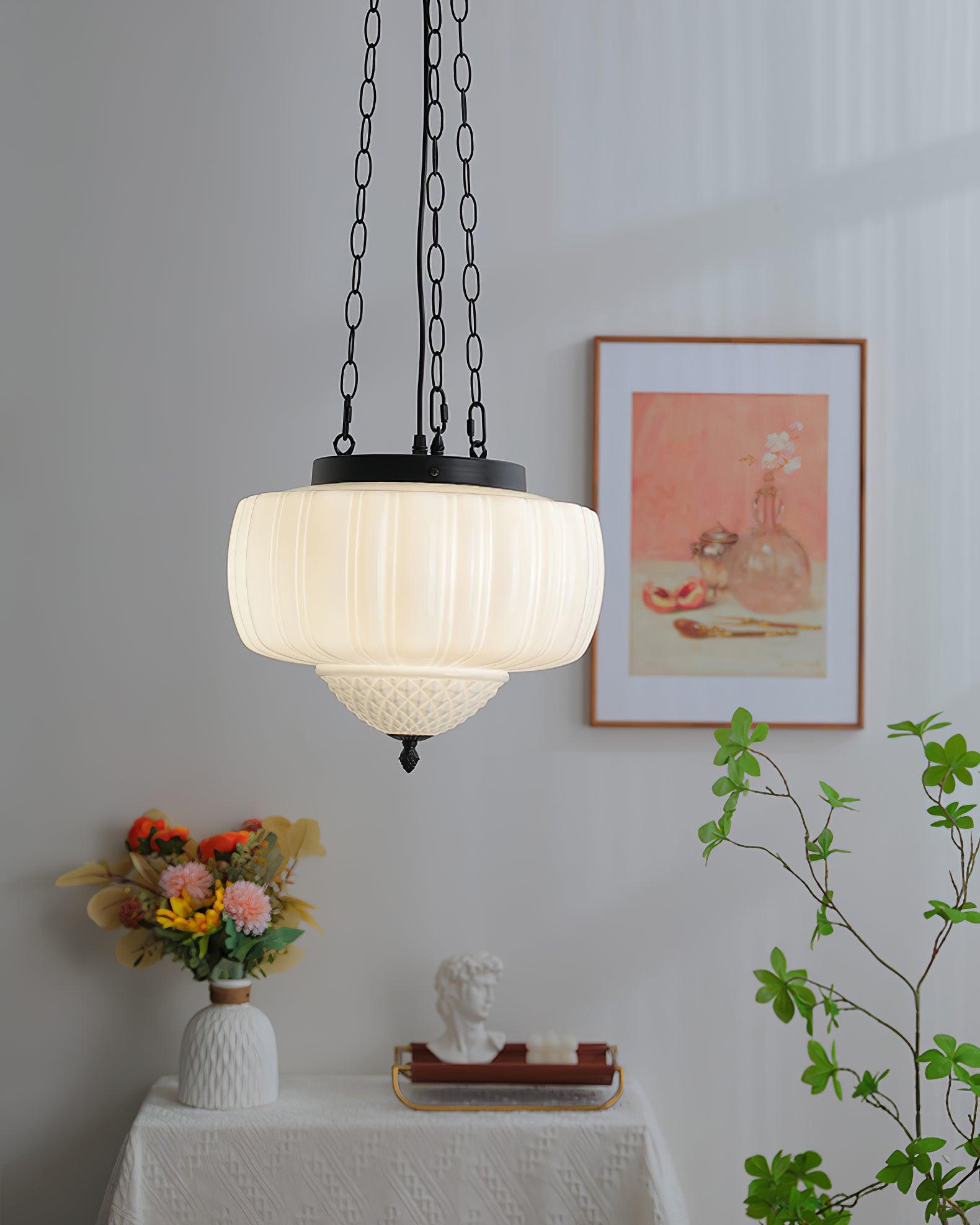 Yara Contemporary Glass Pendant Light