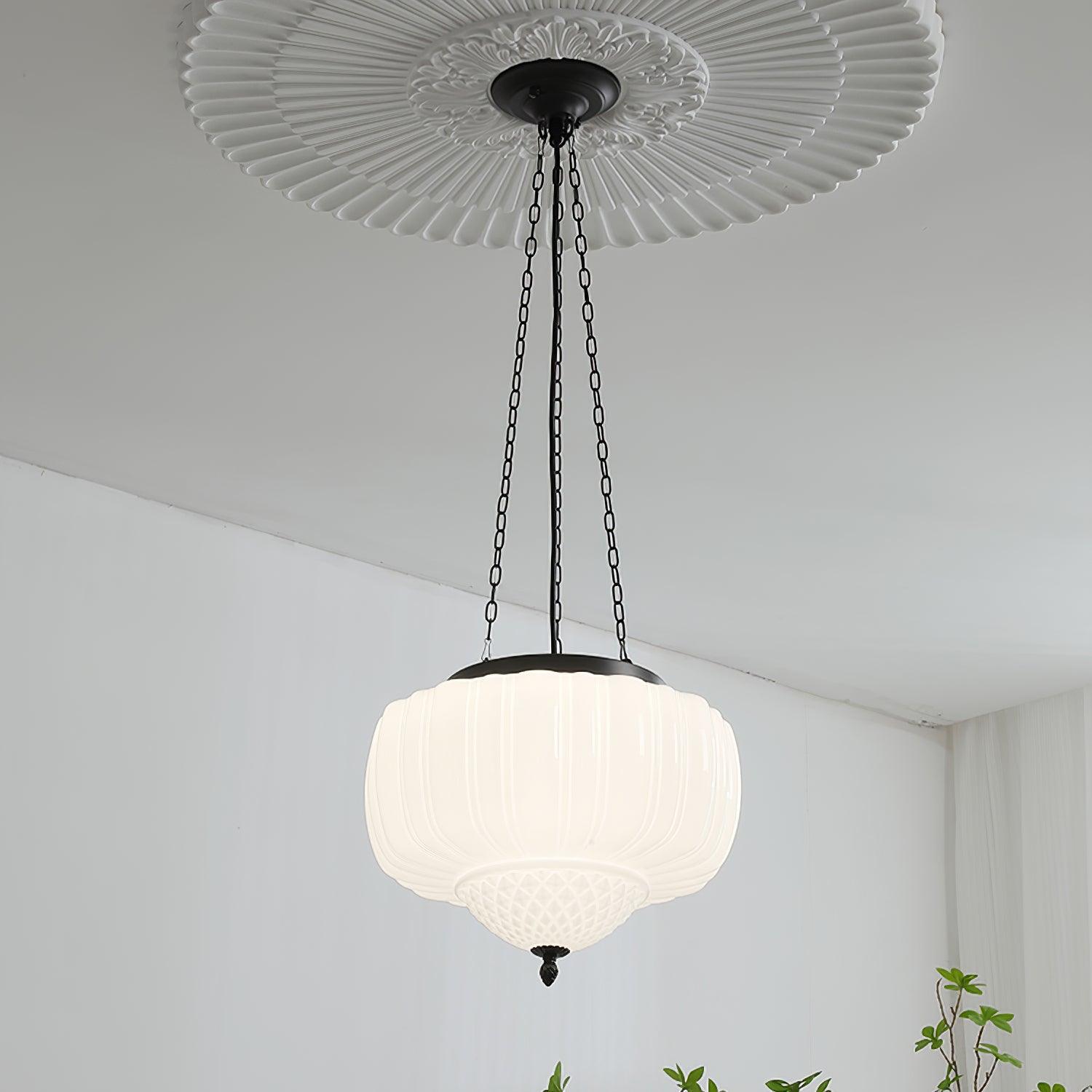 Yara Contemporary Glass Pendant Light