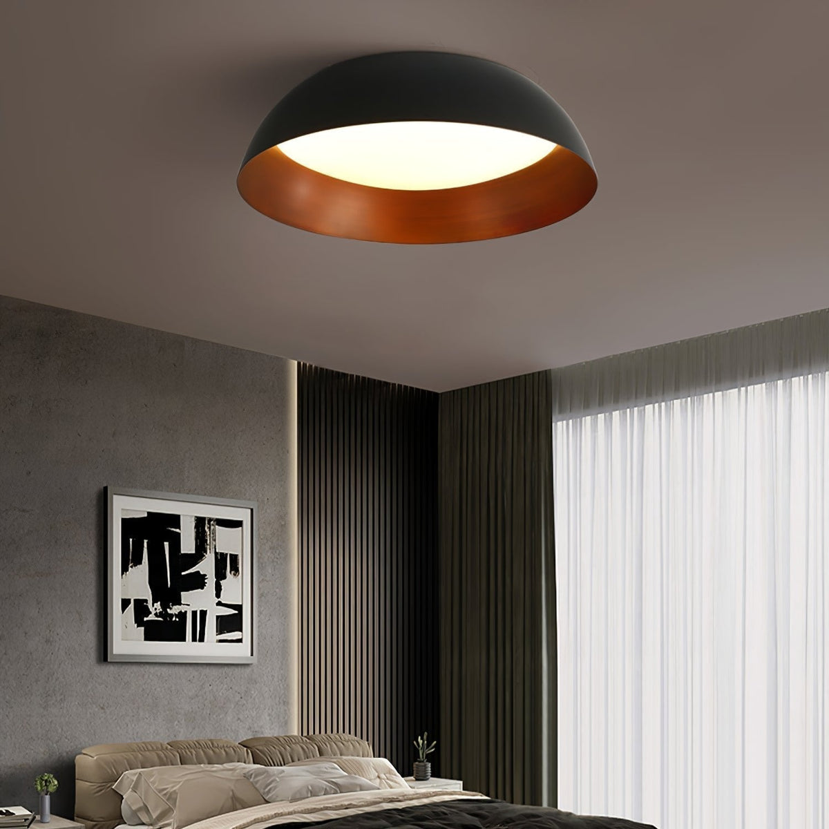 Cinoran Nordic Vintage Shadow Ceiling Lamp
