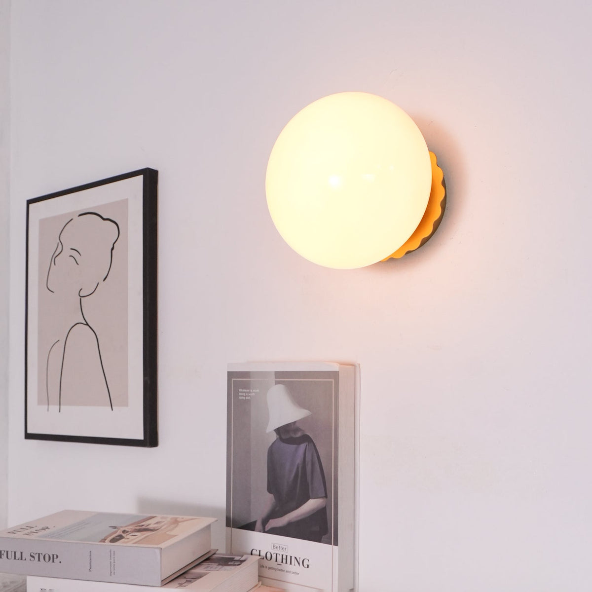 Stefan Modern Minimalist Glass Sconces Wall lamp