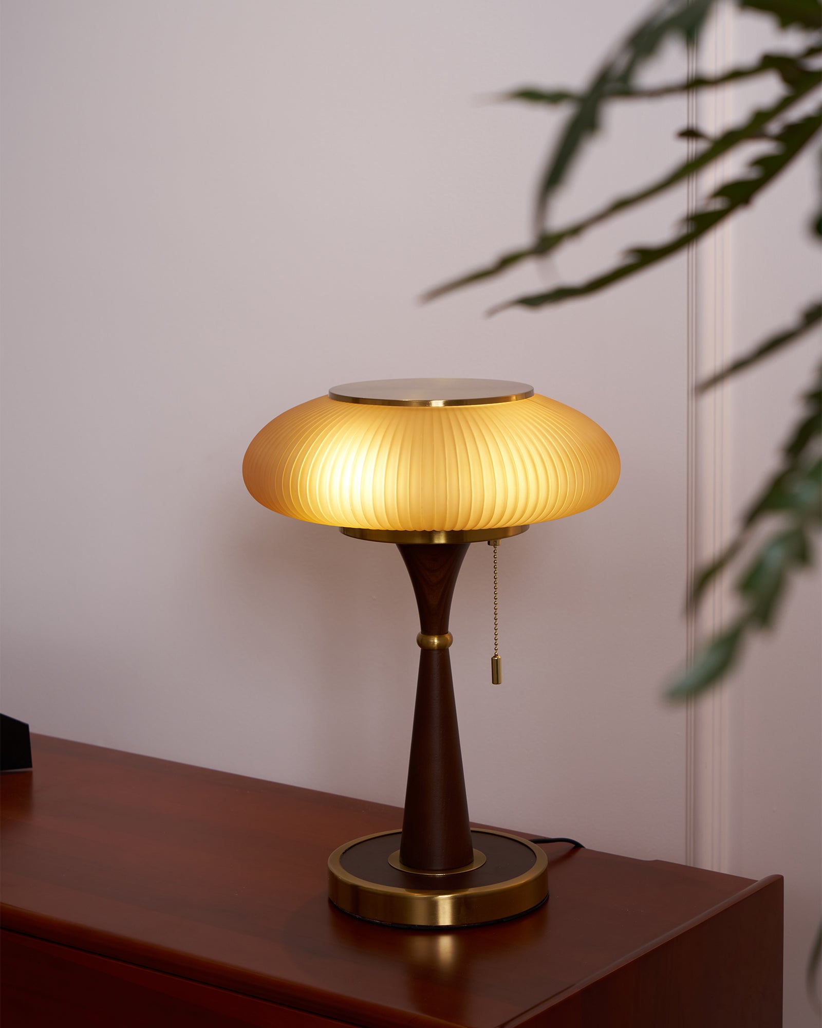 Orton Wood Vintage Table Lamp - Neutral Decor
