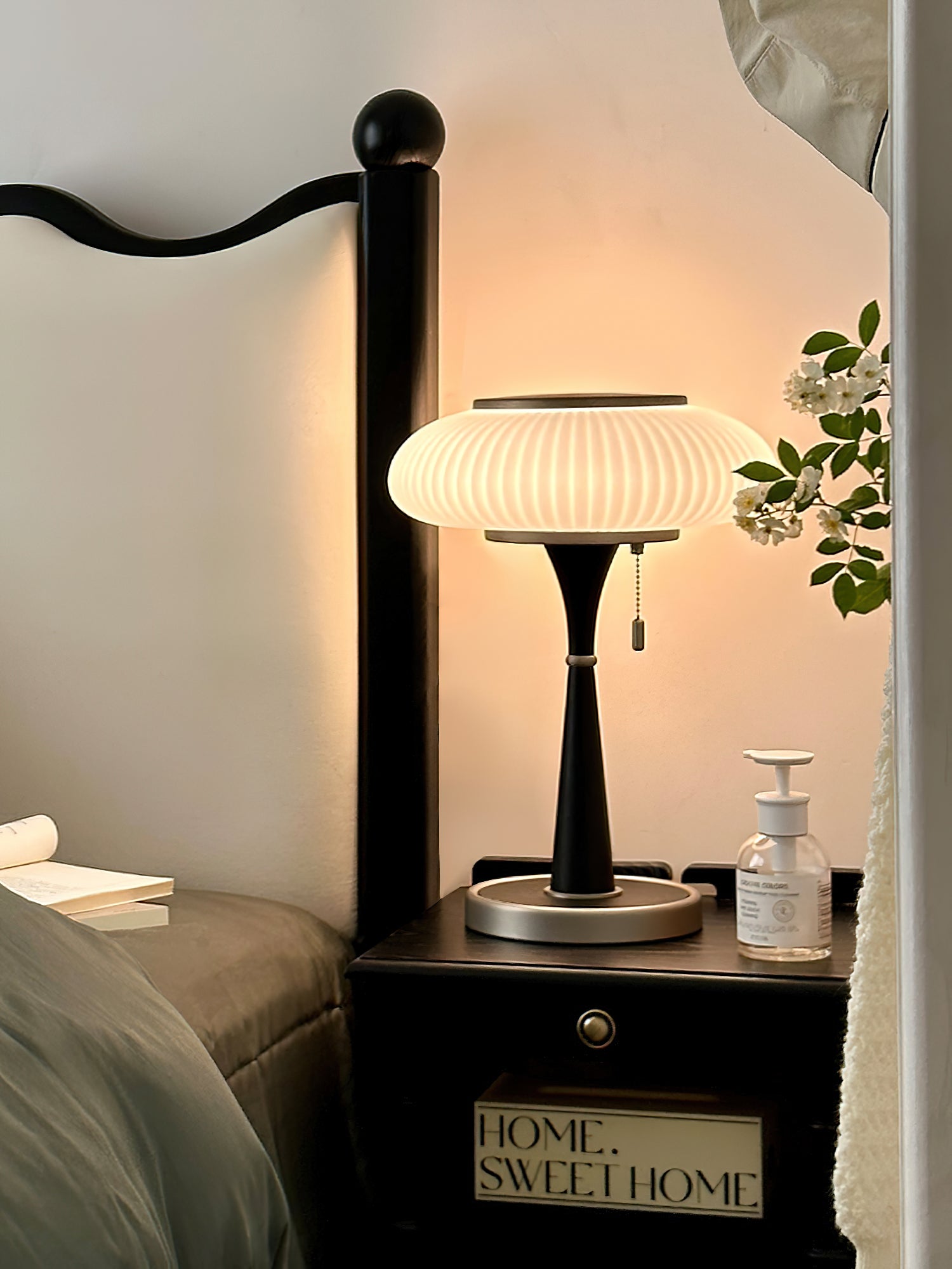 Orton Wood Vintage Table Lamp - Neutral Decor