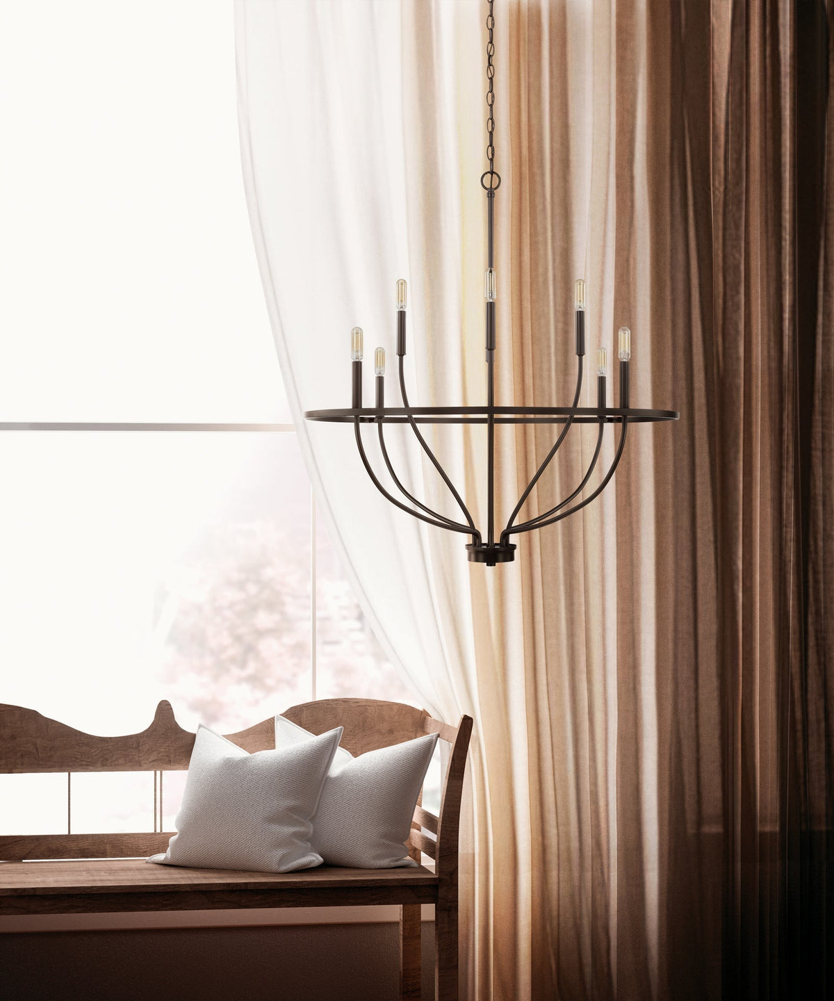 Cisoriel Classic Brass Chandelier