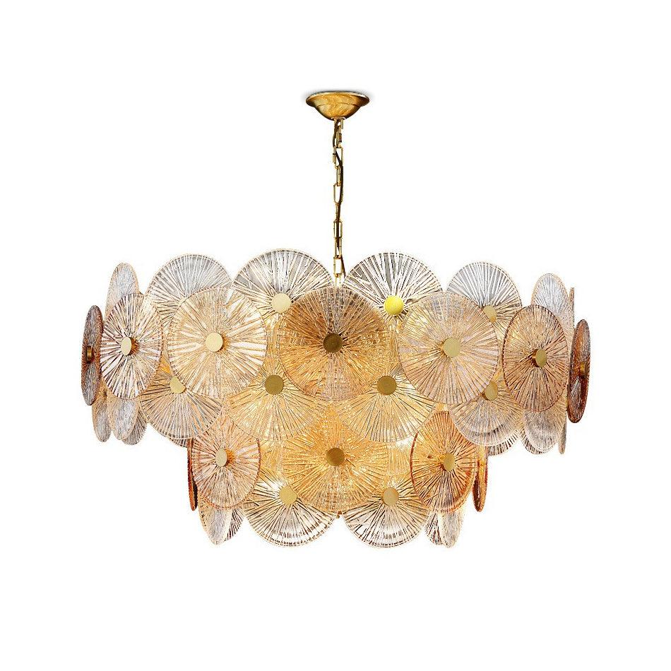 Liororiel Glass Chandelier Light