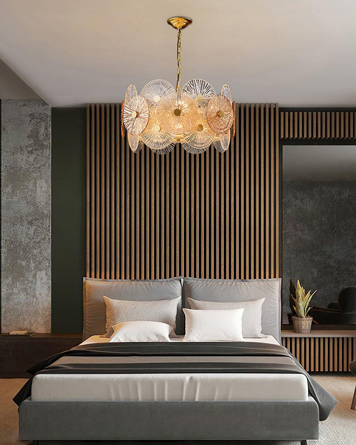 Liororiel Glass Chandelier Light
