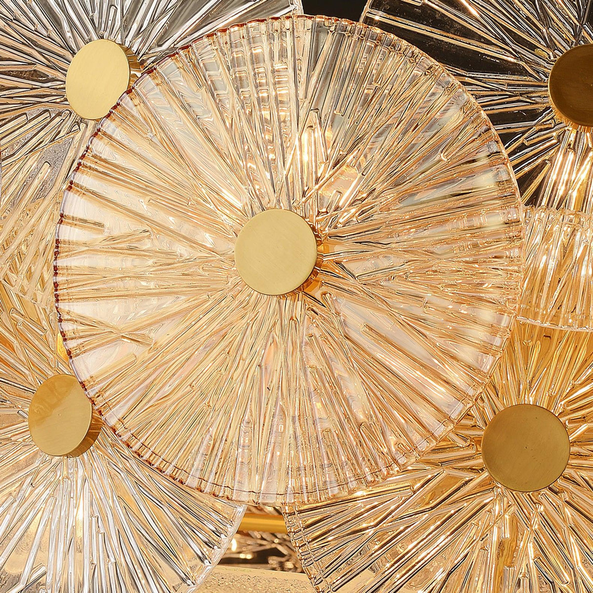 Liororiel Glass Chandelier Light