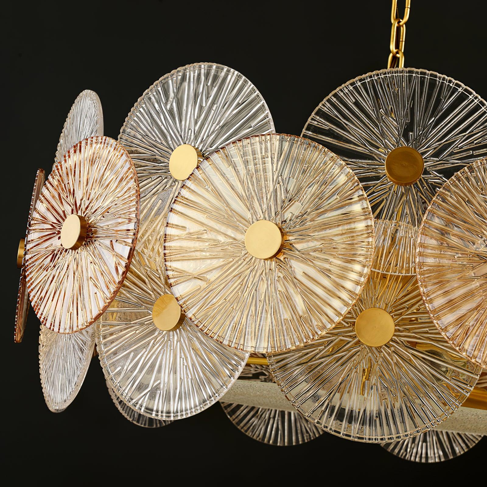 Liororiel Glass Chandelier Light