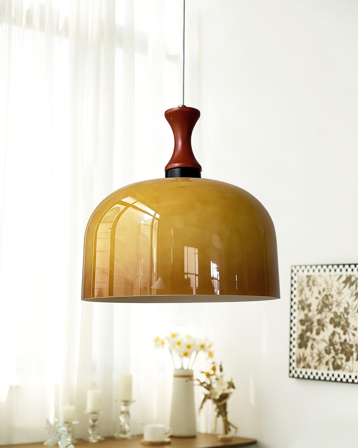 Lioraer Glass Retro Pendant Light
