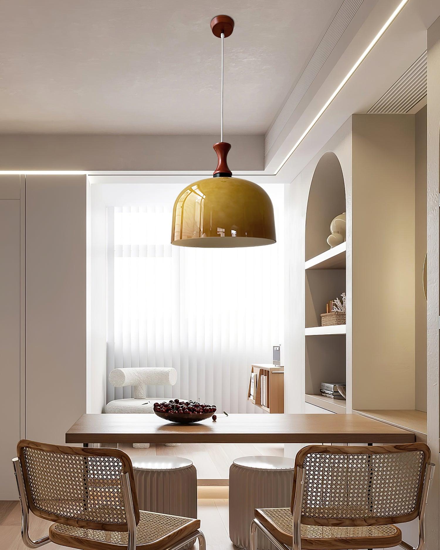 Lioraer Glass Retro Pendant Light