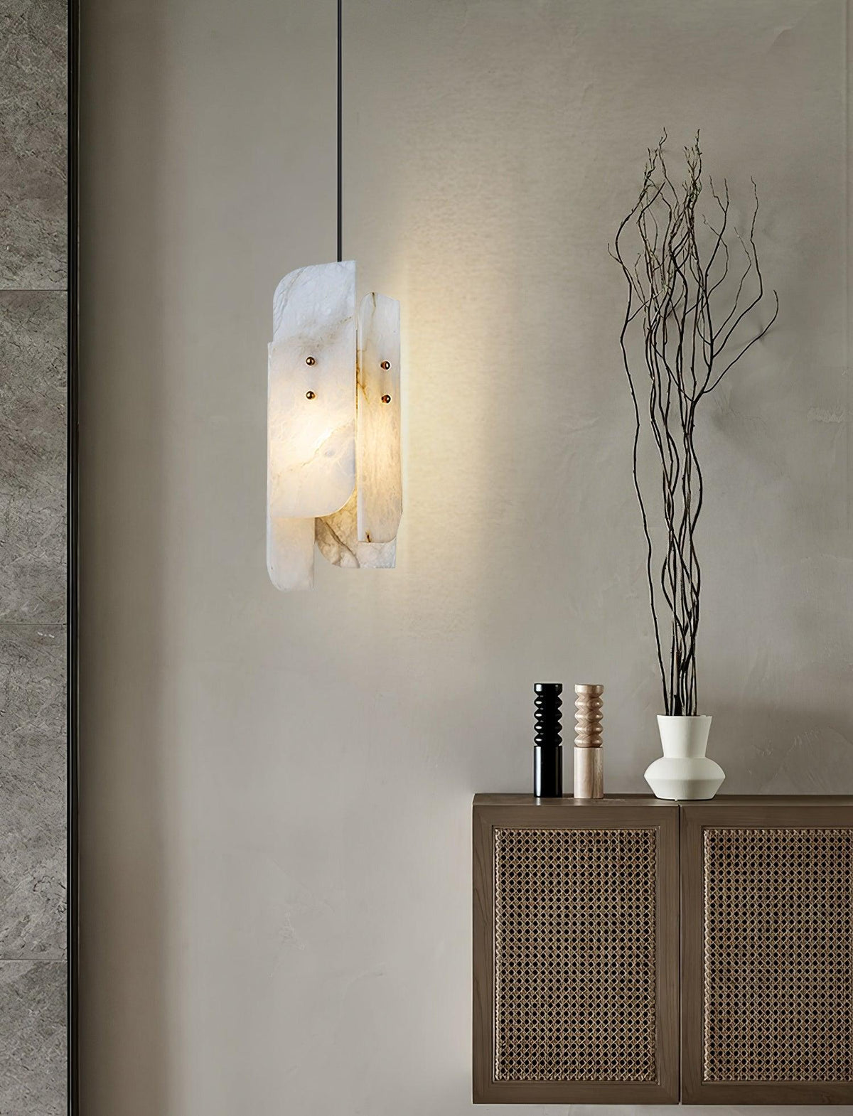Aurestead Mini Alabaster Pendant Light