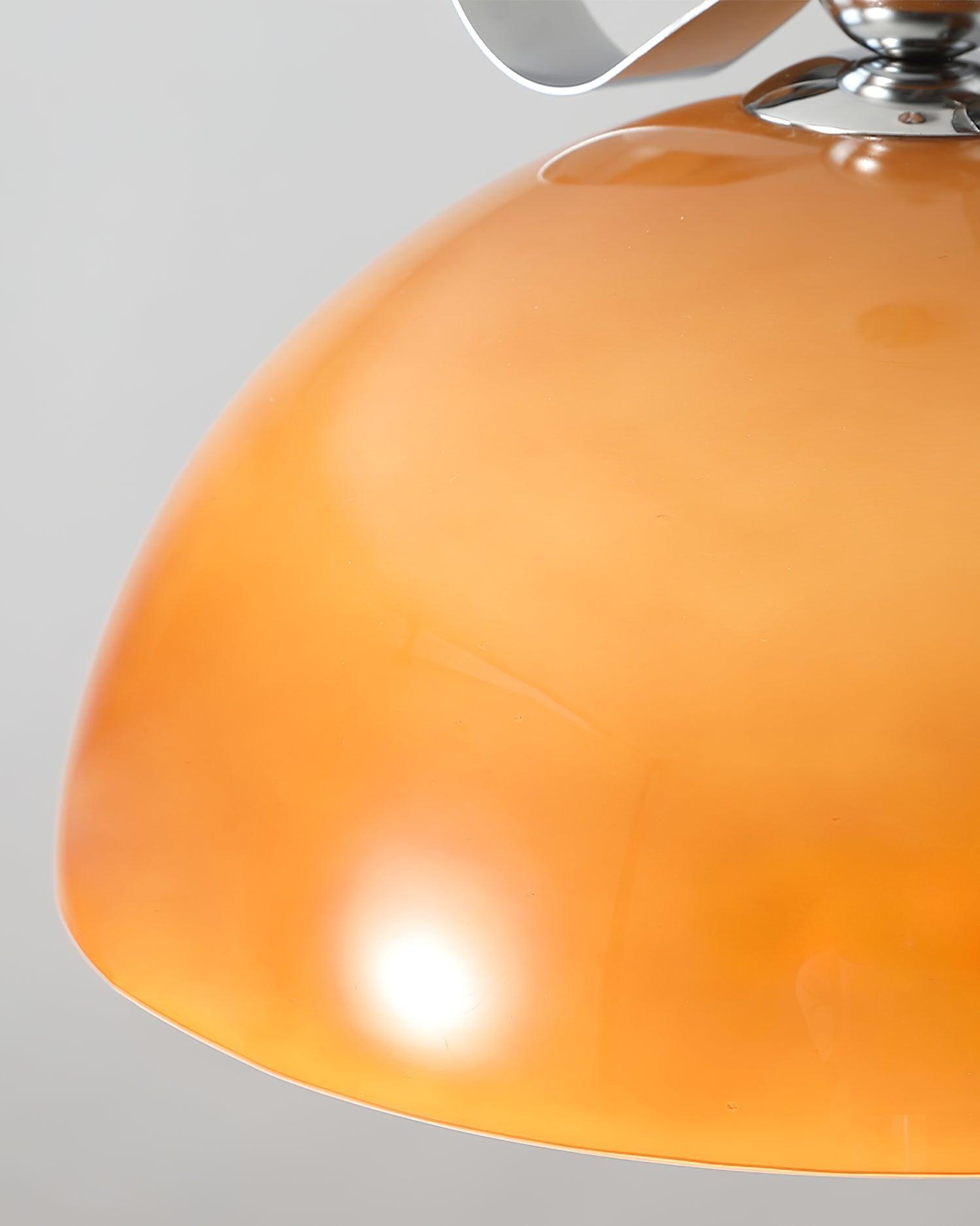Celirina Pendant Light Glass Amber Dining