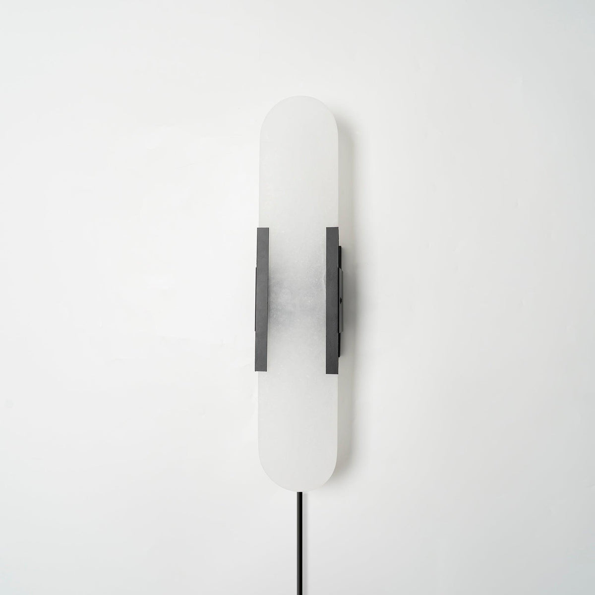 Bano Oblong Alabaster Plug Wall Light