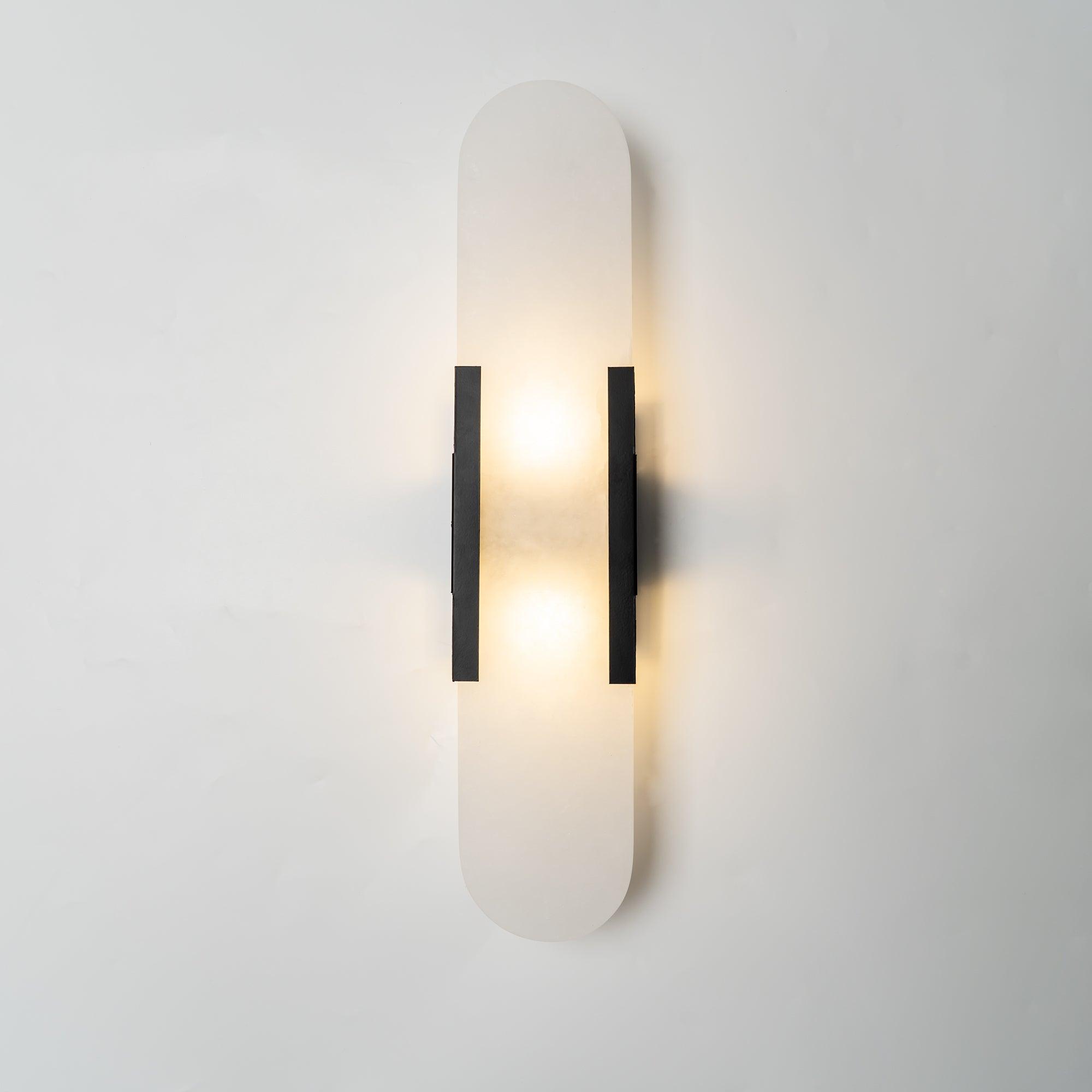 Veo Luxury Alabaster Wall Lamp - Neutral Decor