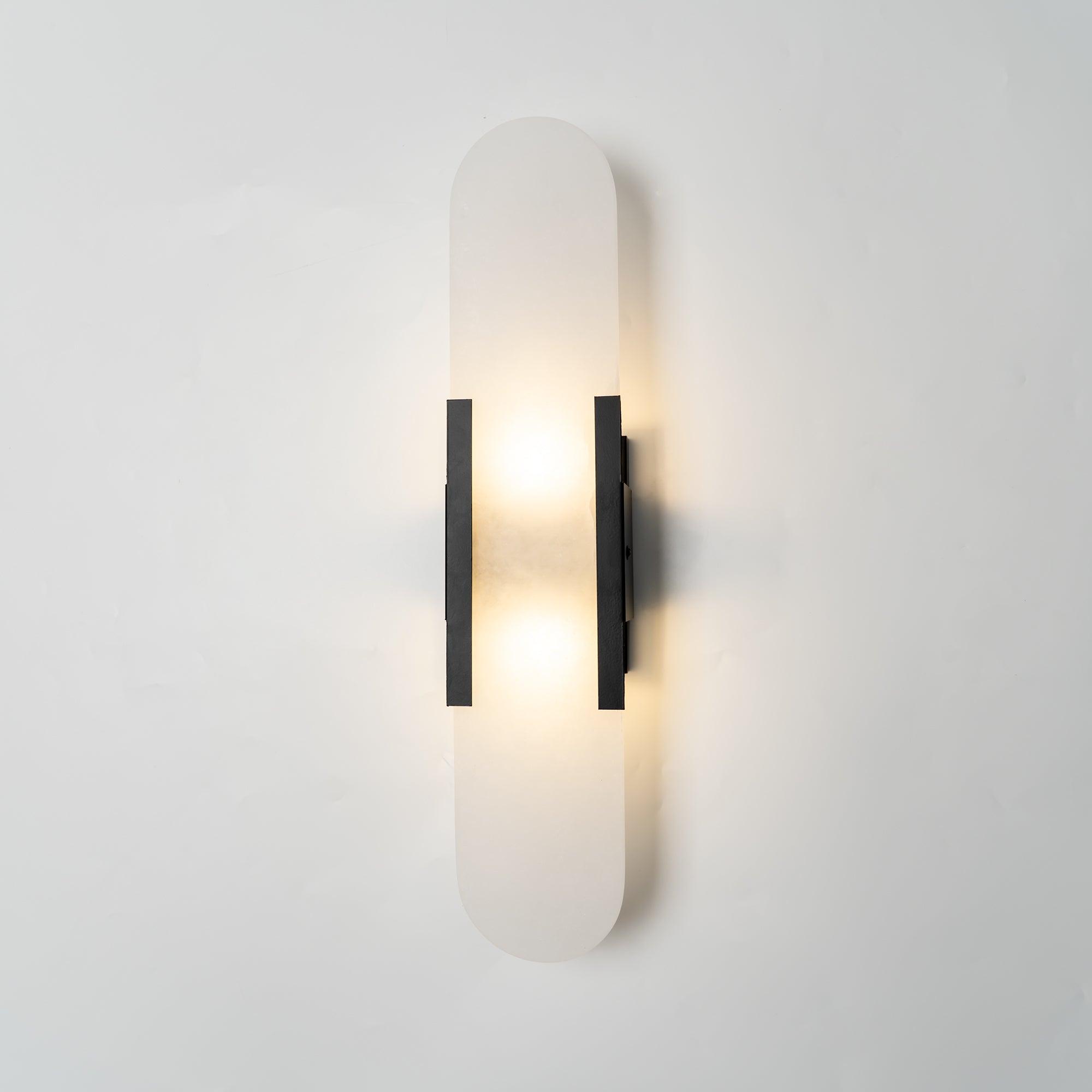 Veo Luxury Alabaster Wall Lamp - Neutral Decor