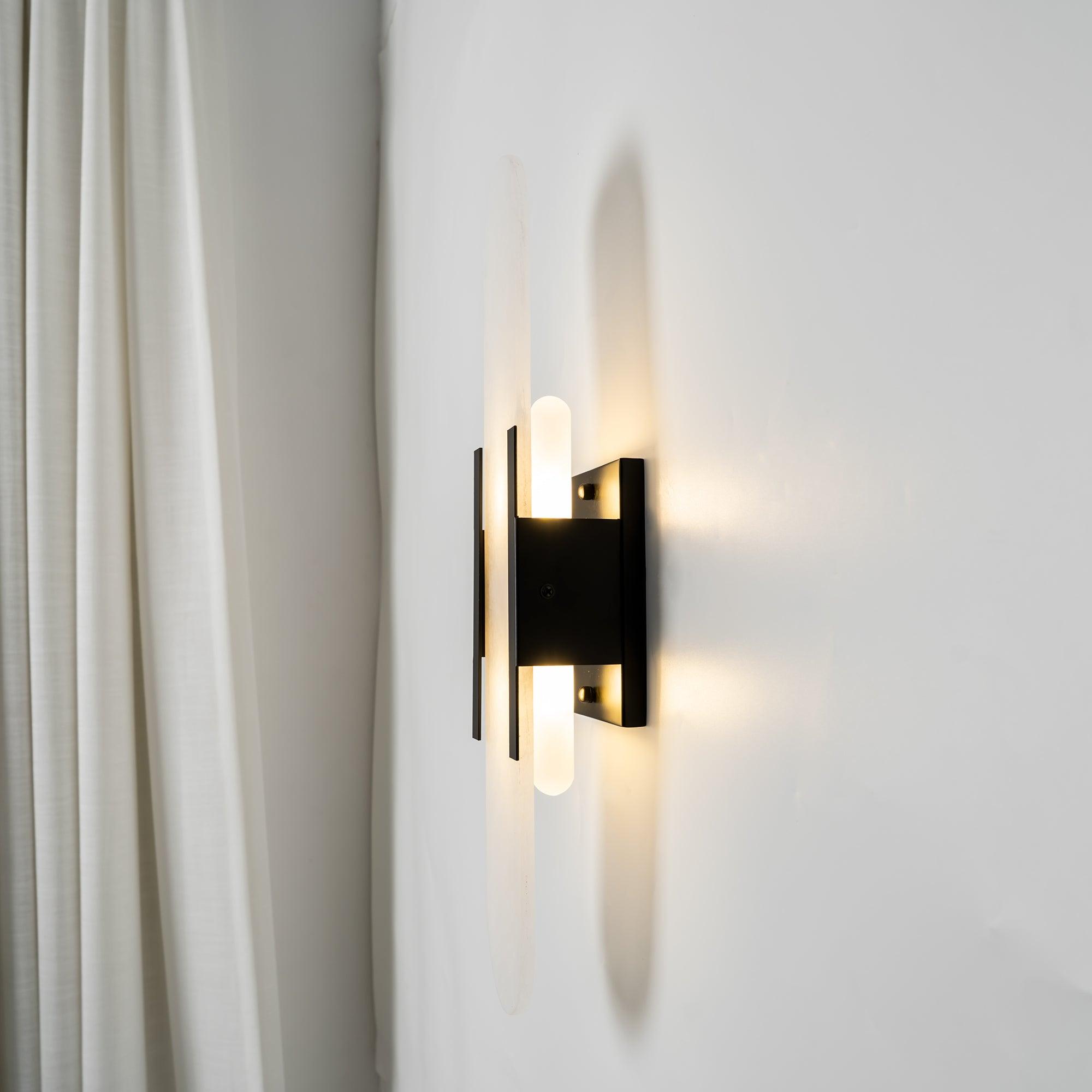 Veo Luxury Alabaster Wall Lamp - Neutral Decor