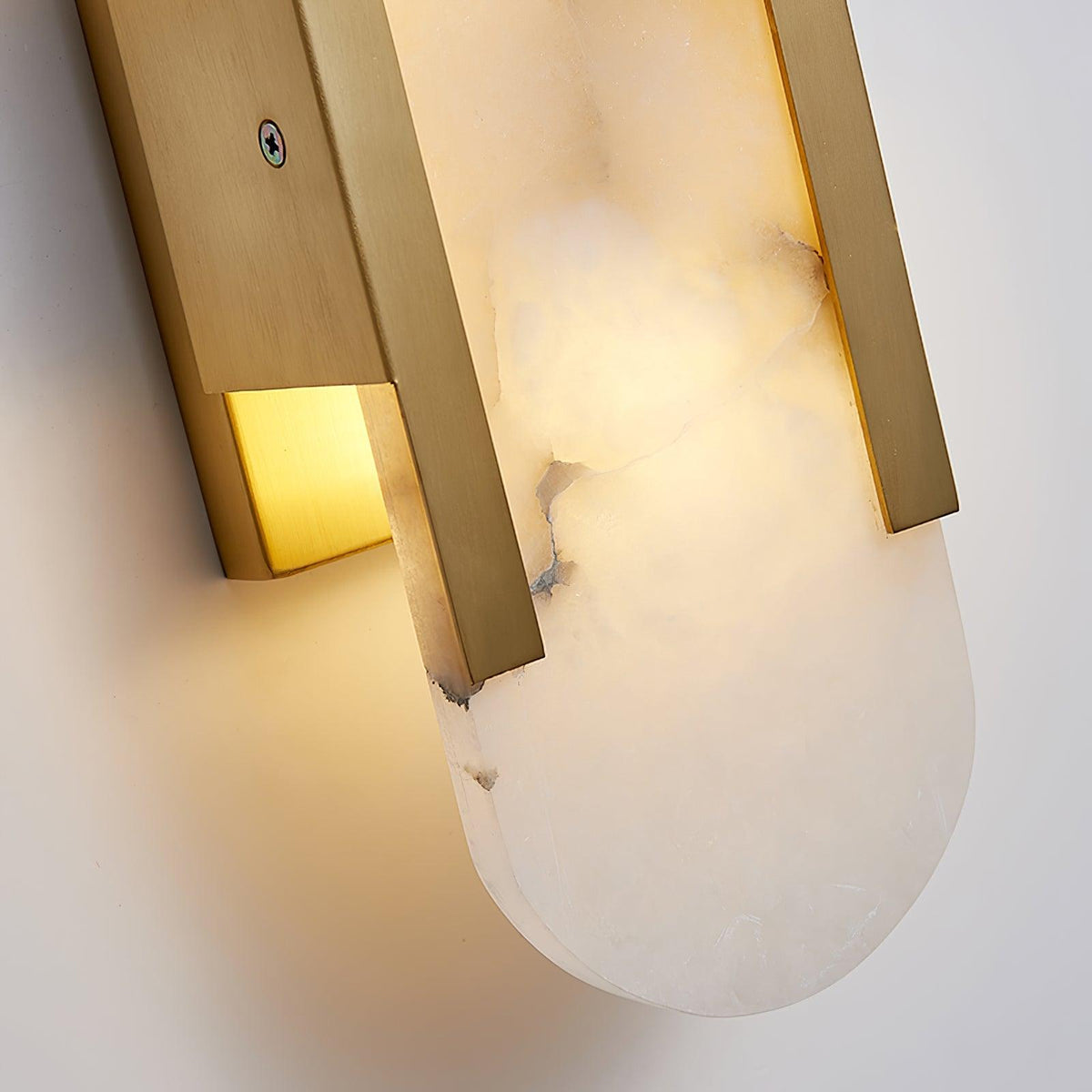 Veo Luxury Alabaster Wall Lamp - Neutral Decor