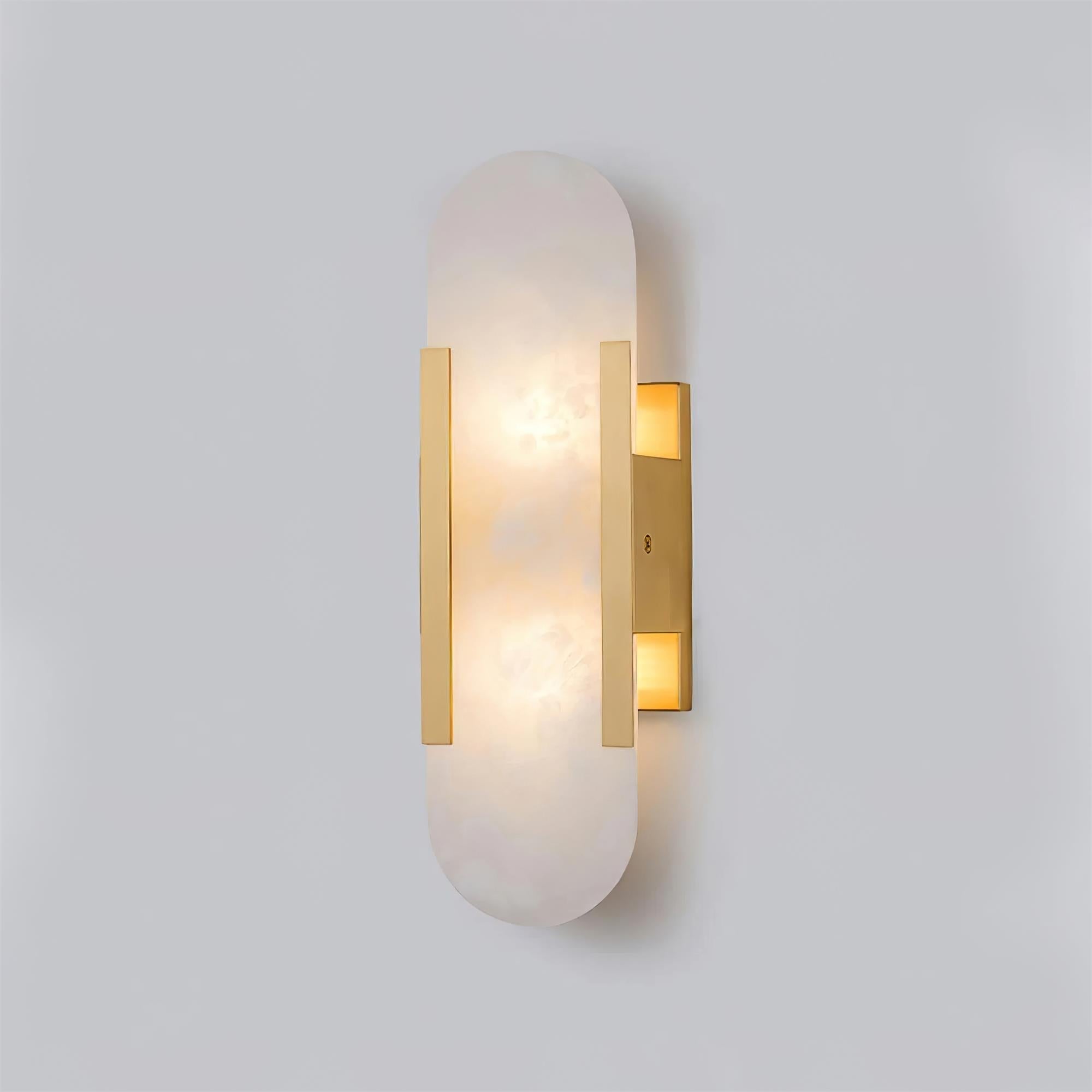 Veo Luxury Alabaster Wall Lamp - Neutral Decor