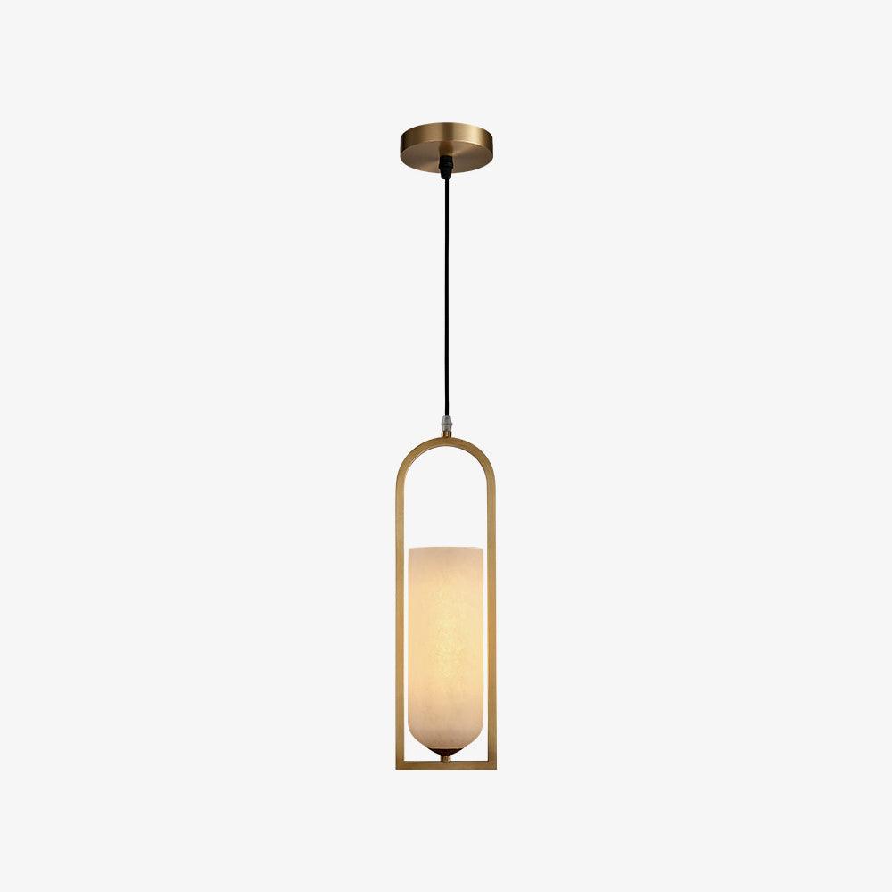 Svala Arch Alabaster Pendant Light