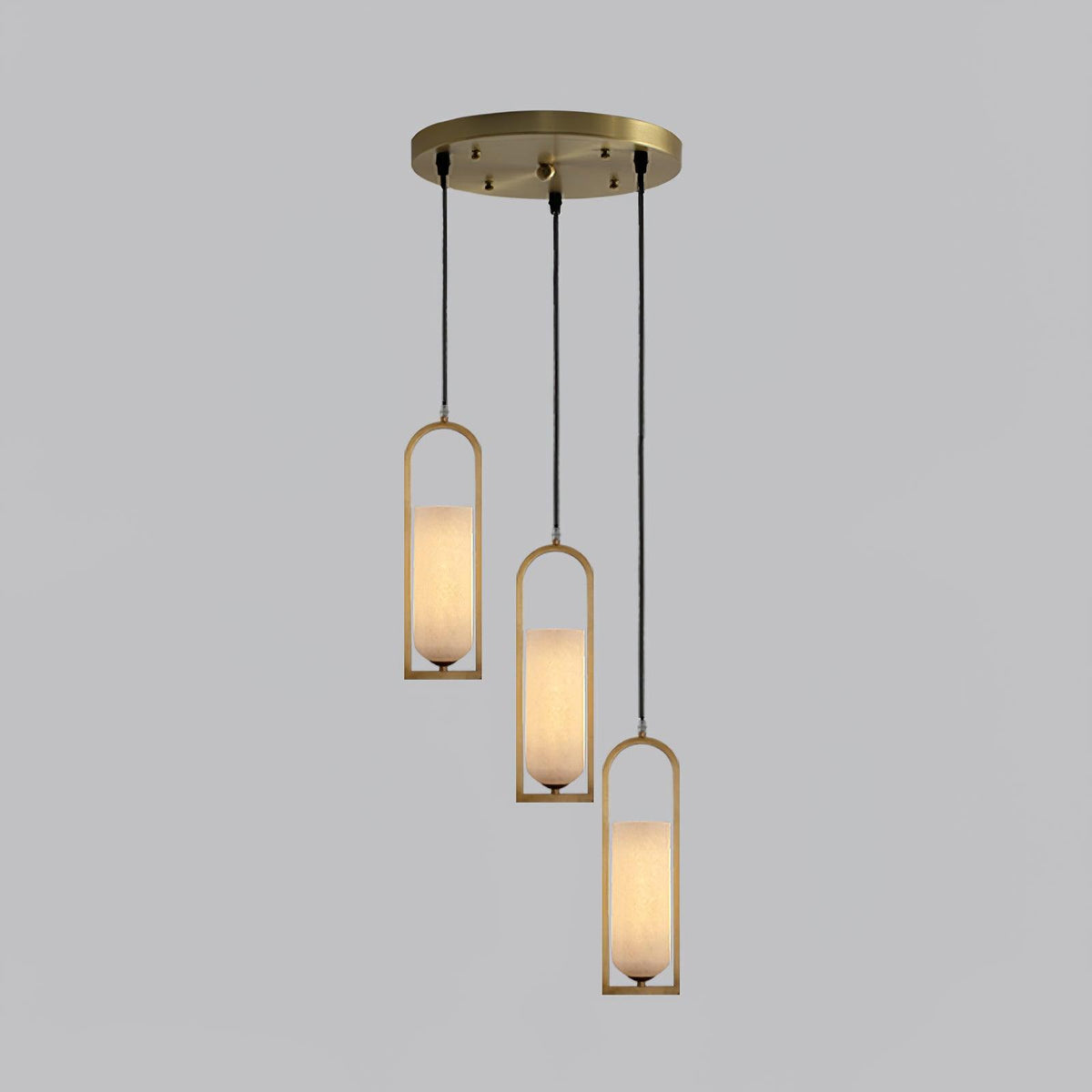 Svala Arch Alabaster Pendant Light