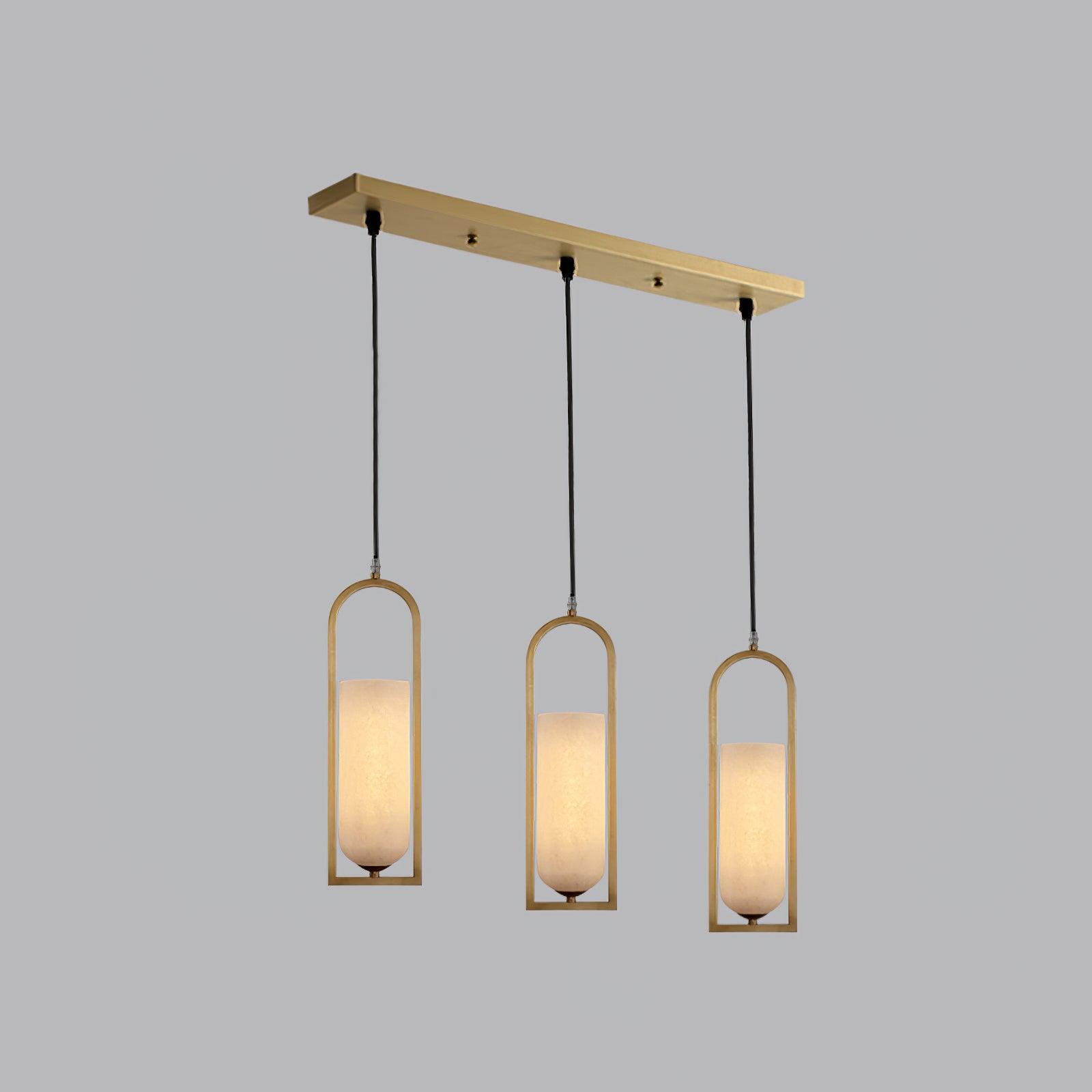 Svala Arch Alabaster Pendant Light