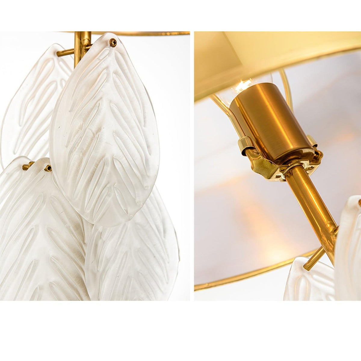 Velivaine Elegant Glass Table Lamp