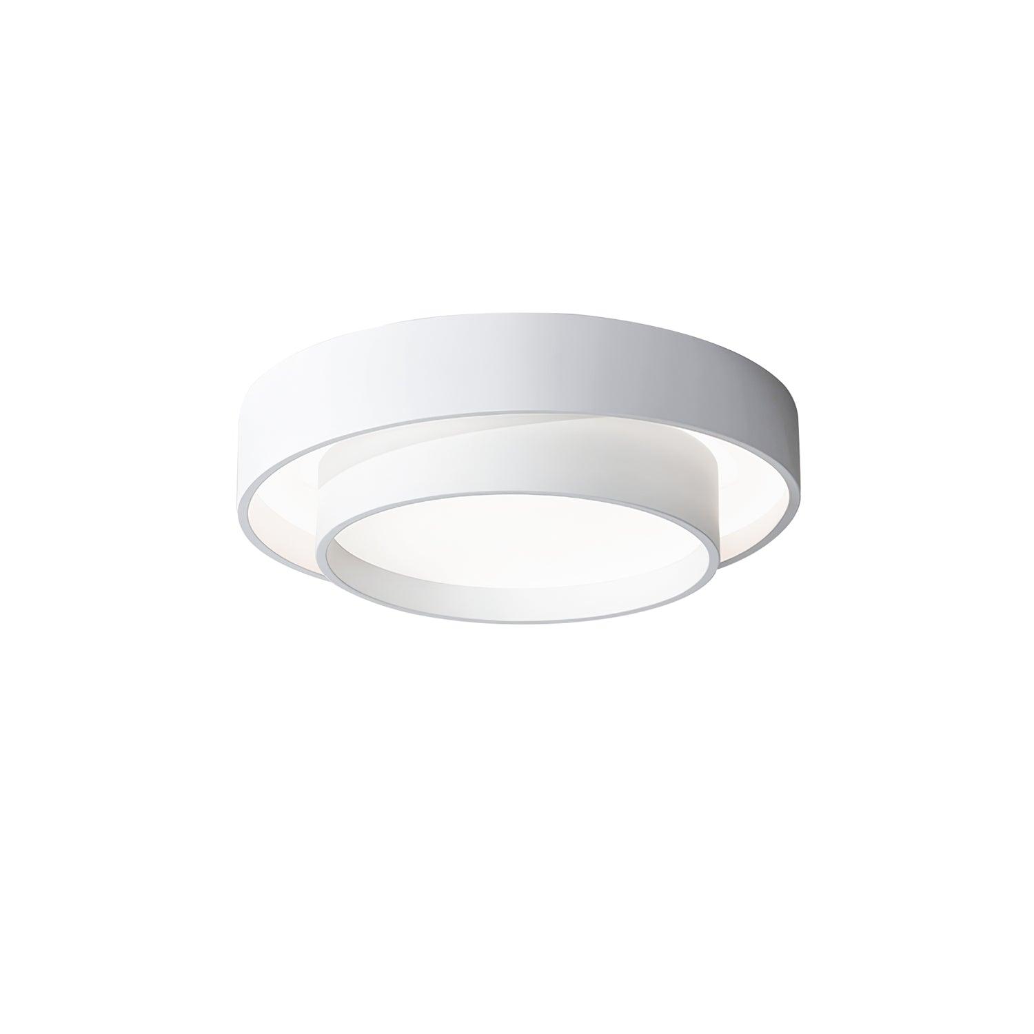Lustra Ceiling Light Double Layers Modern Cylinder - Neutral Decor