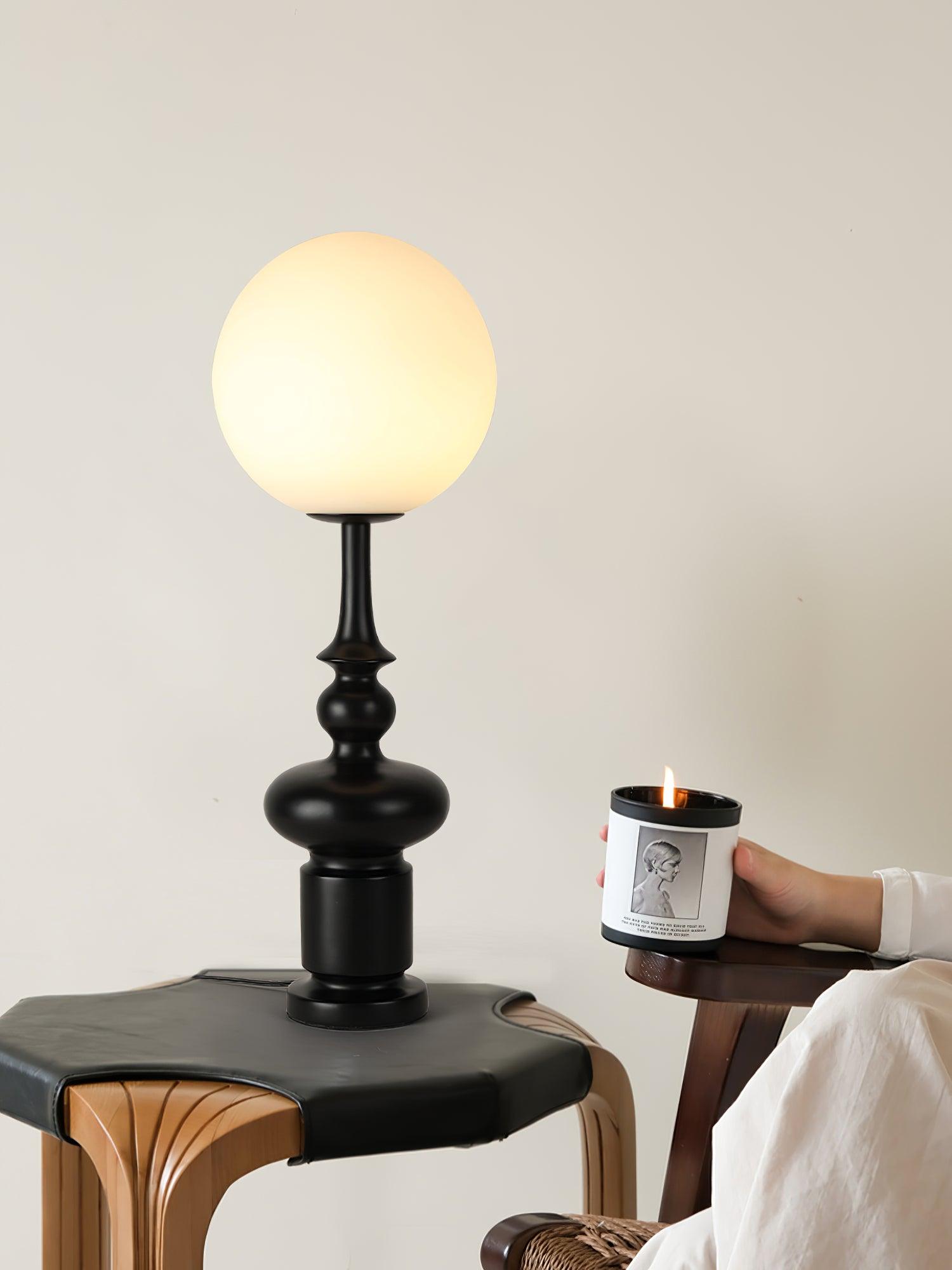 Soralise Roman Column Table Lamp