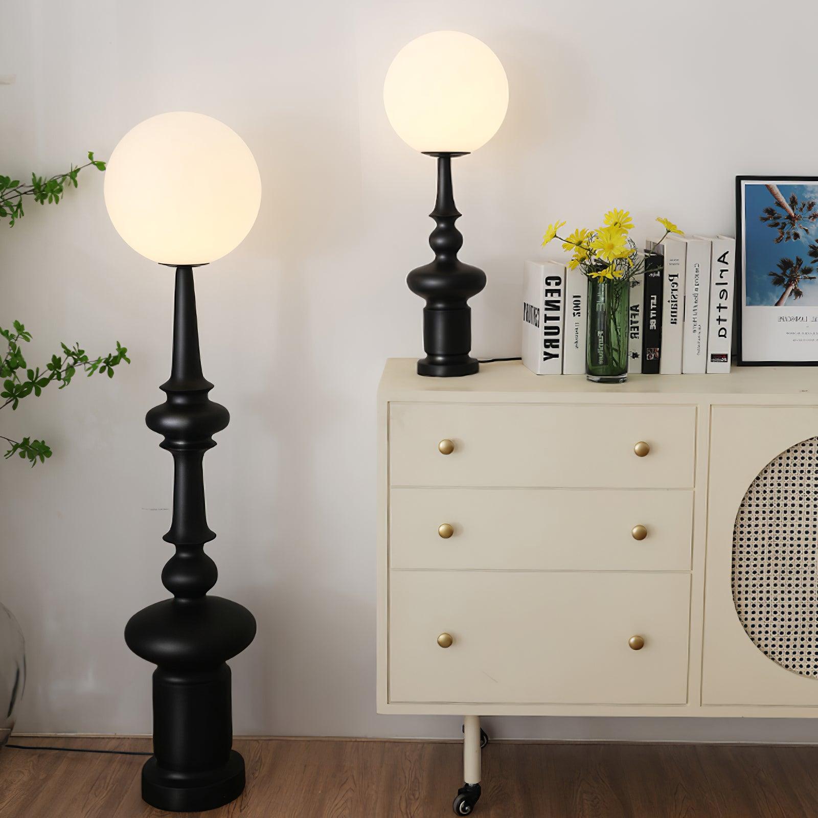 Soralise Roman Column Table Lamp