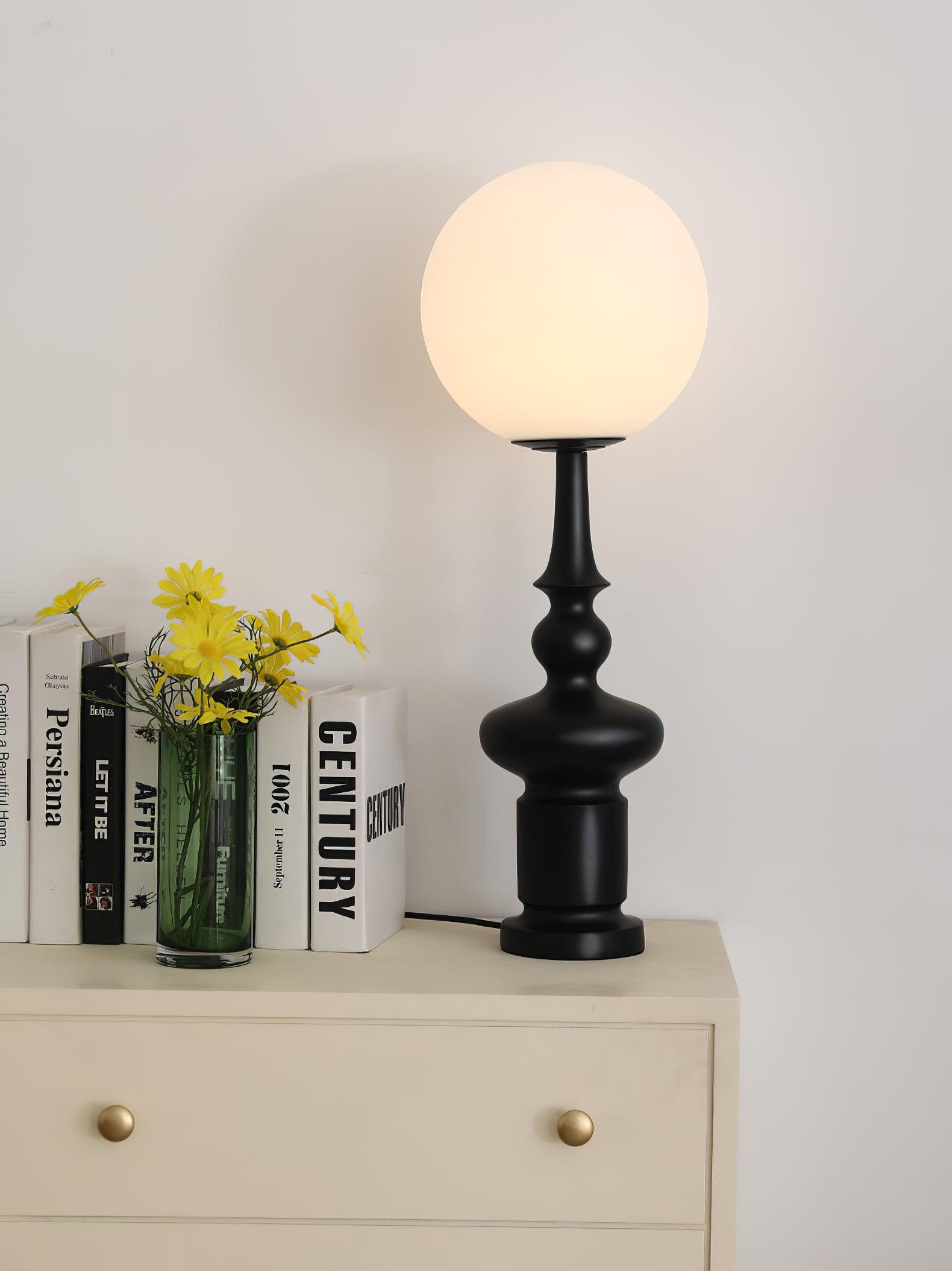 Soralise Roman Column Table Lamp
