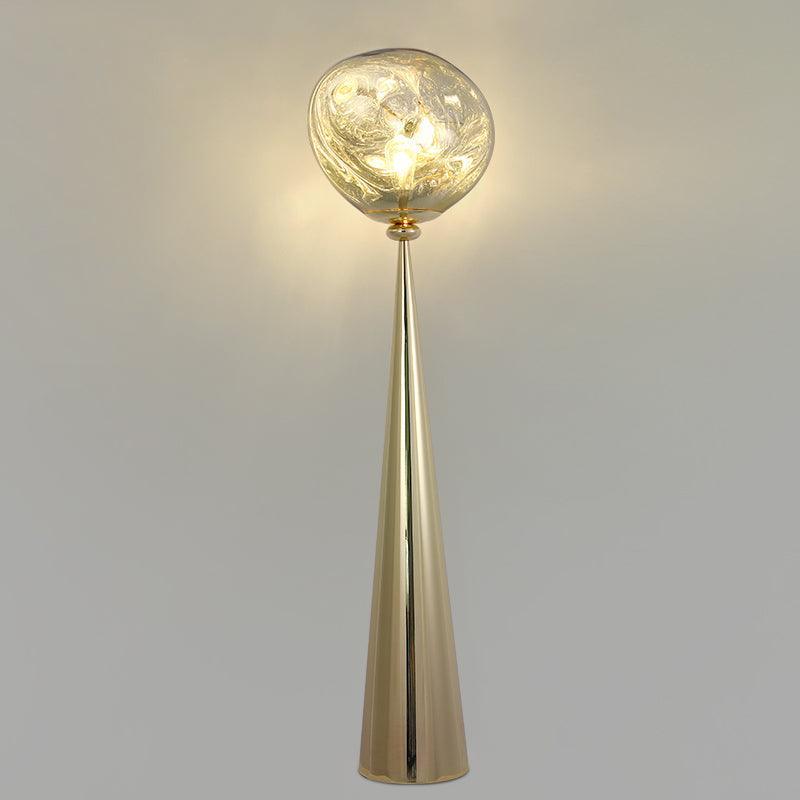 Ovexin Gray Contemporary Floor Lamp