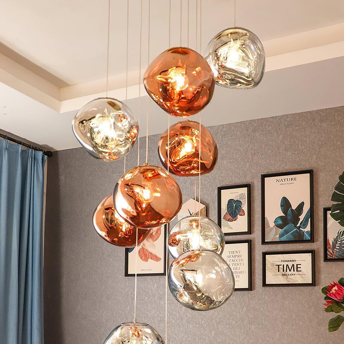 Daria Pendant Lamp Irregular Cluster Sculptural