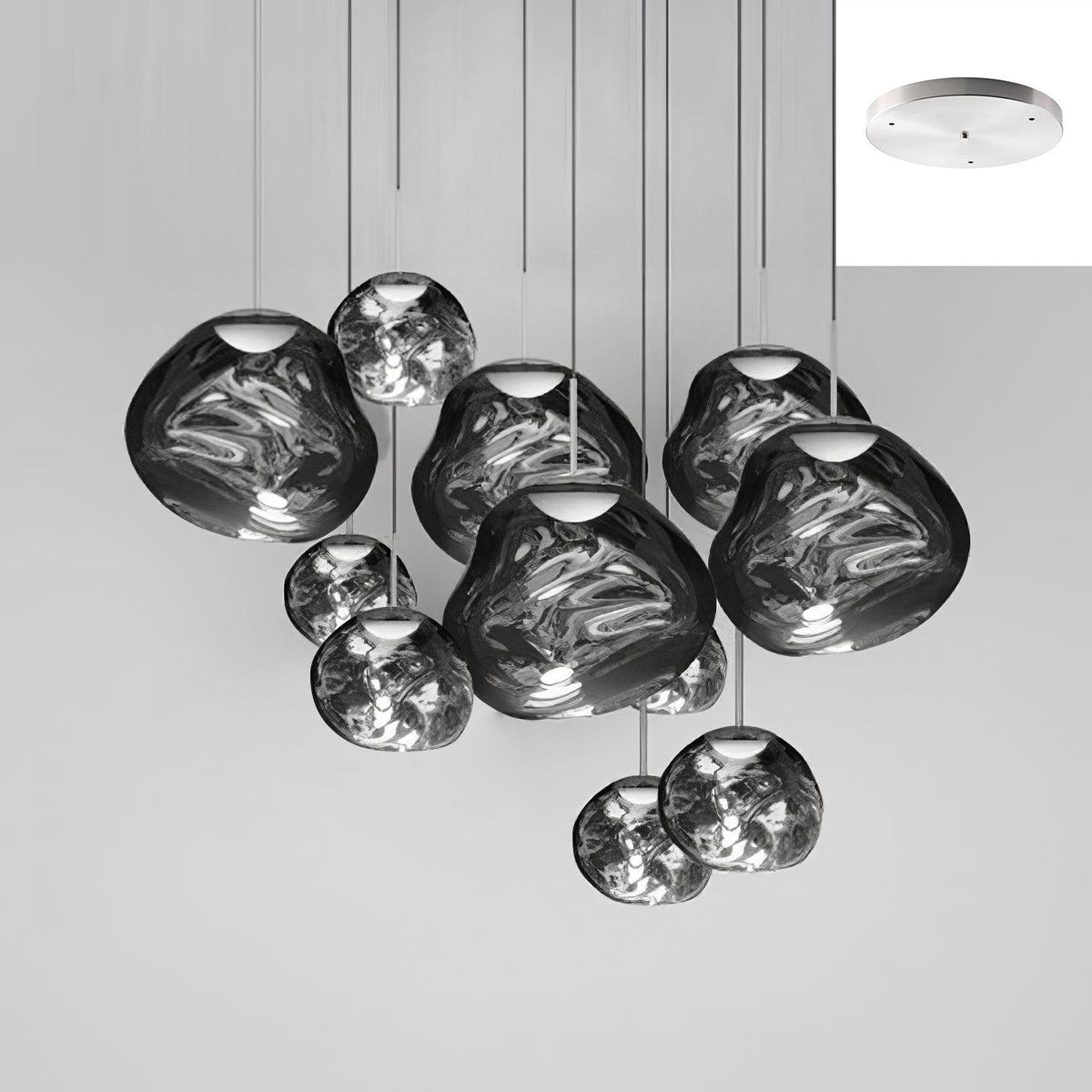 Daria Pendant Lamp Irregular Cluster Sculptural