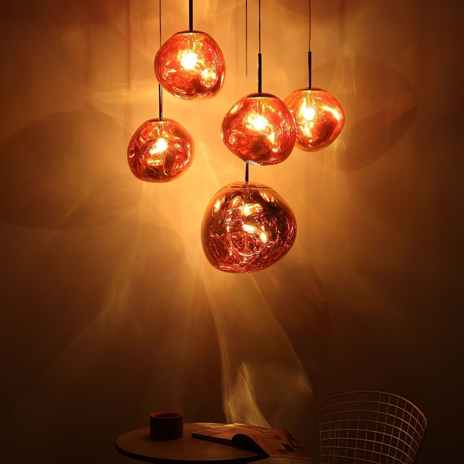 Daria Pendant Lamp Irregular Cluster Sculptural