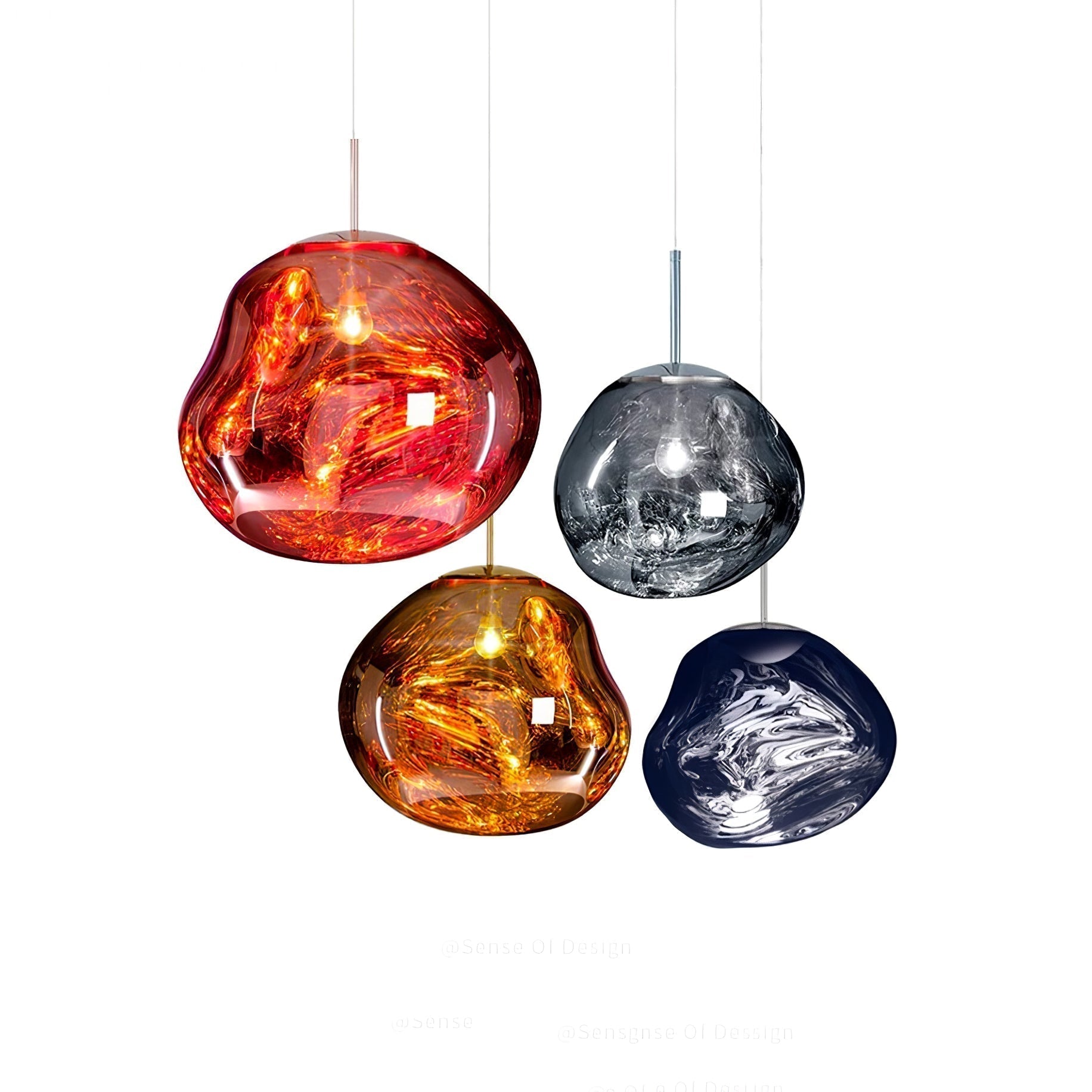 Daria Pendant Lamp Irregular Cluster Sculptural
