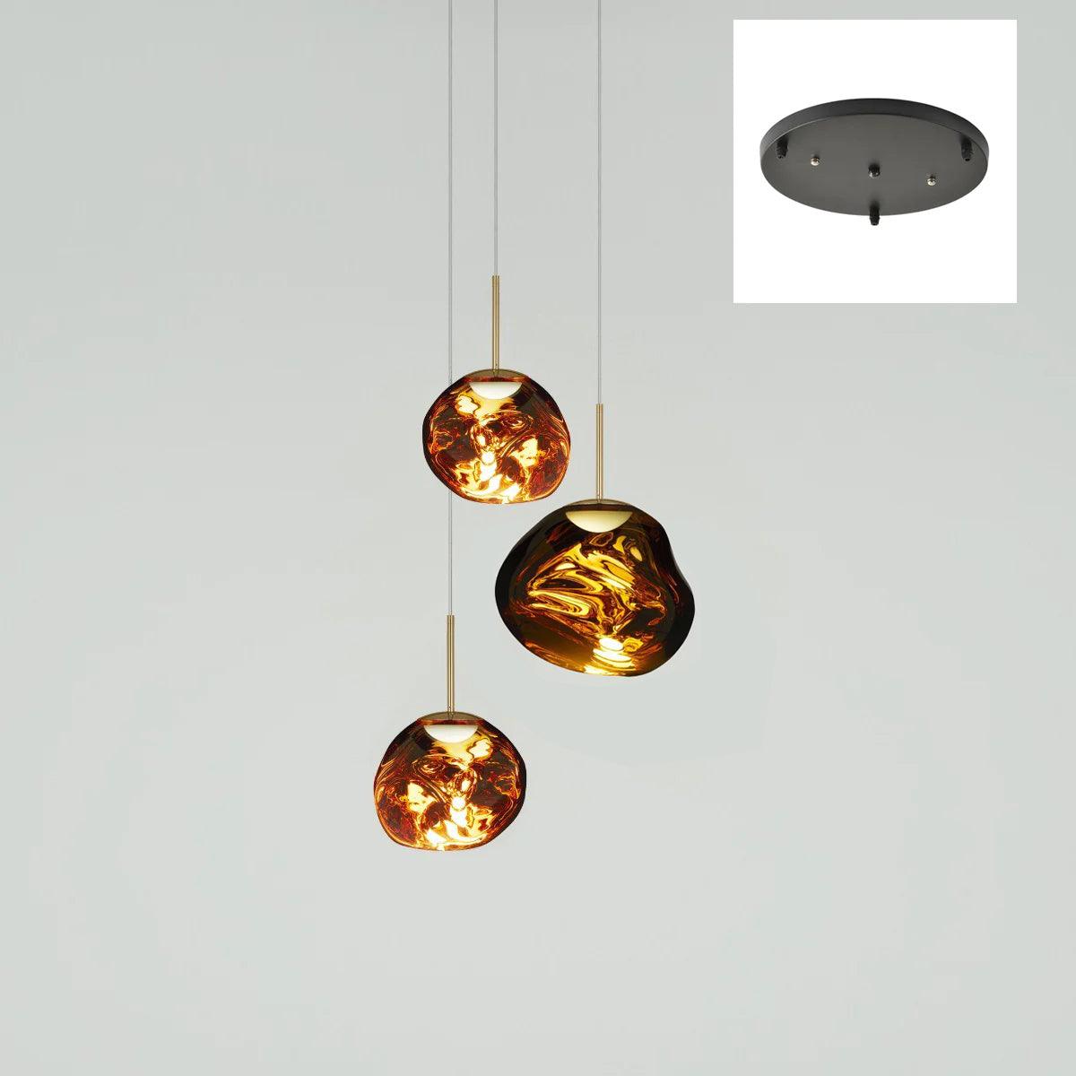 Daria Pendant Lamp Irregular Cluster Sculptural